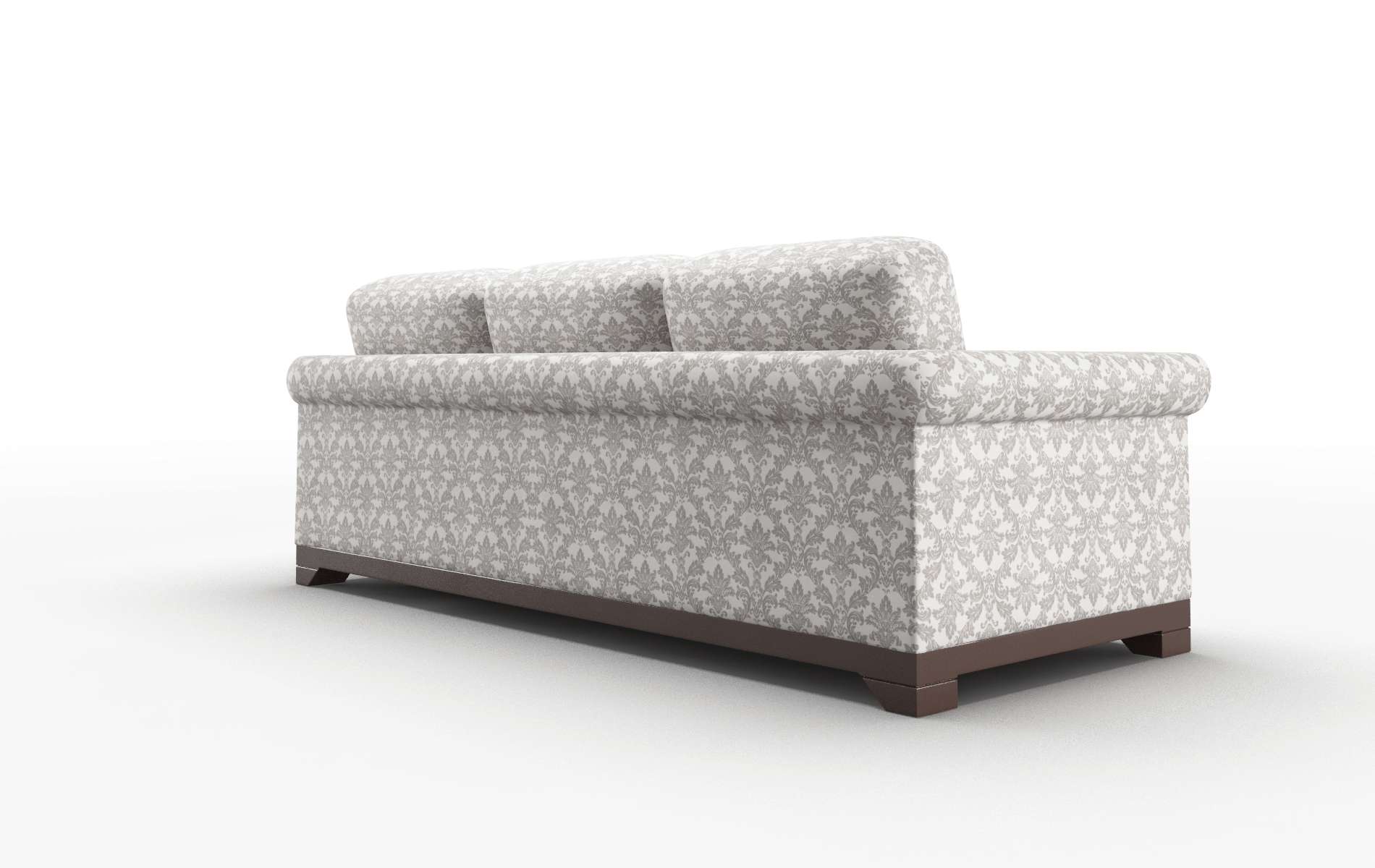 Denver Bergamo Dove Sofa espresso legs 5