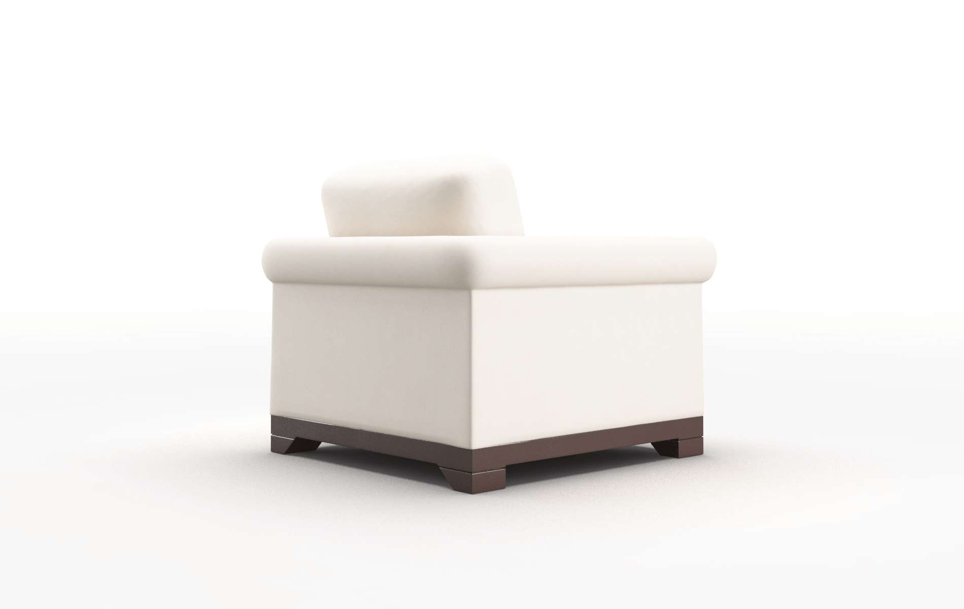 Denver Blanche Milky Chair espresso legs 5