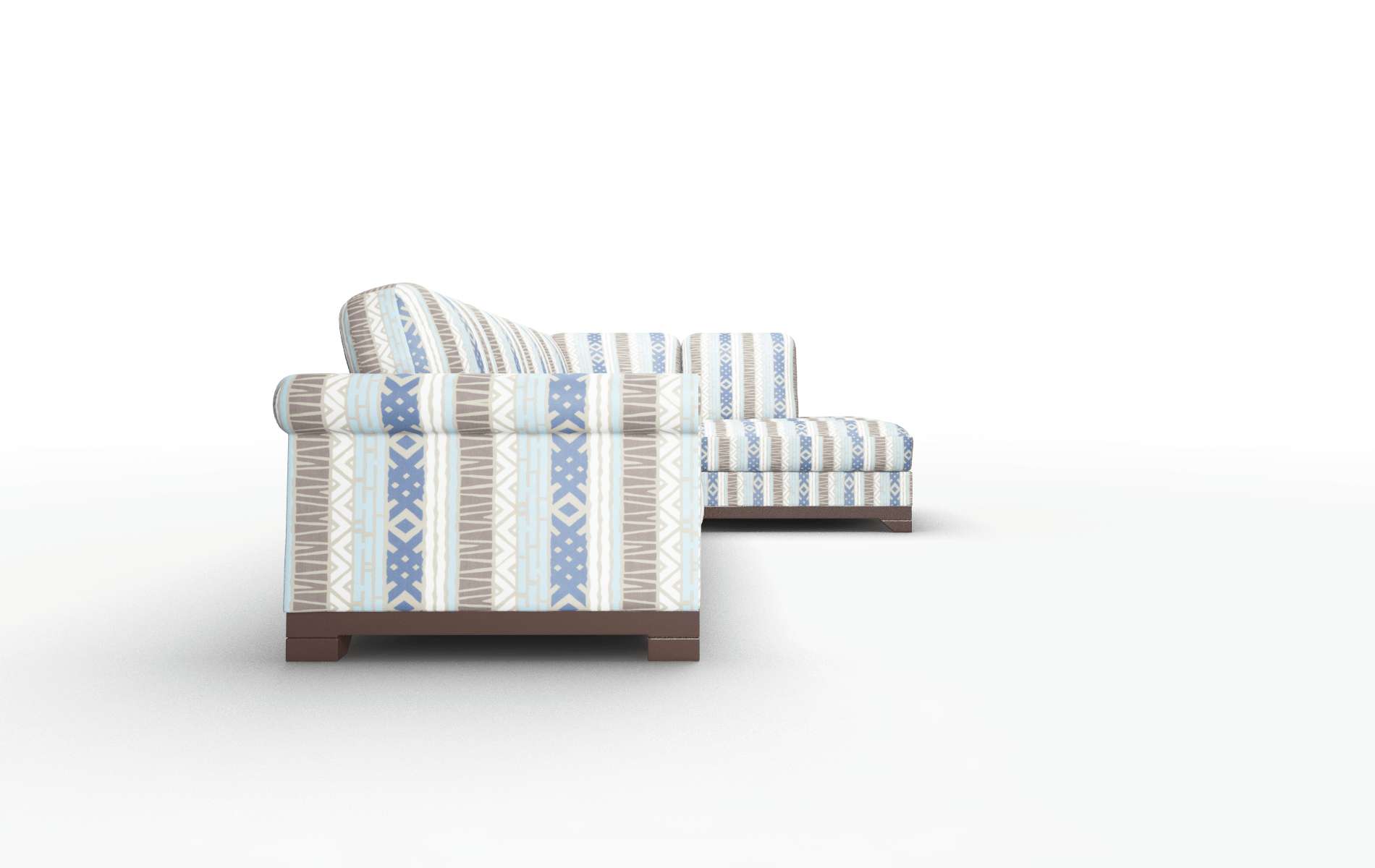 Denver Bodhi Indigo Panel espresso legs 3