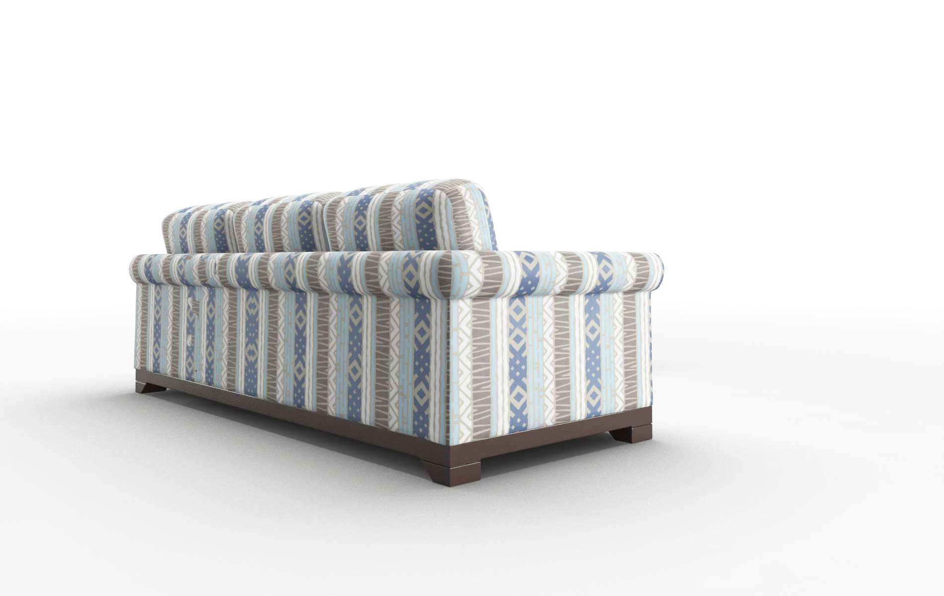 Denver Bodhi Indigo Sectional espresso legs 3