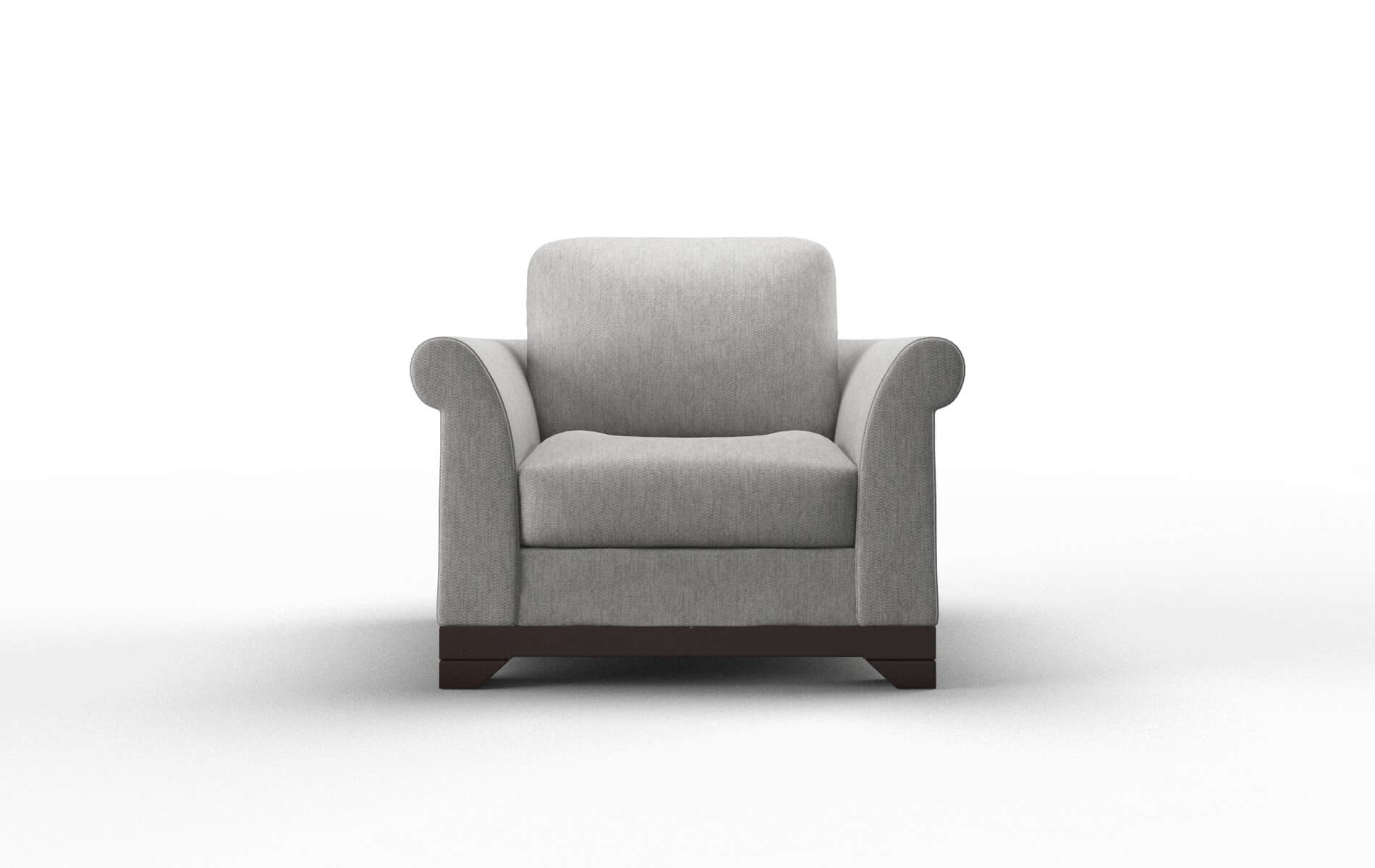 Denver Bungalow graphite Chair Espresso Legs  1