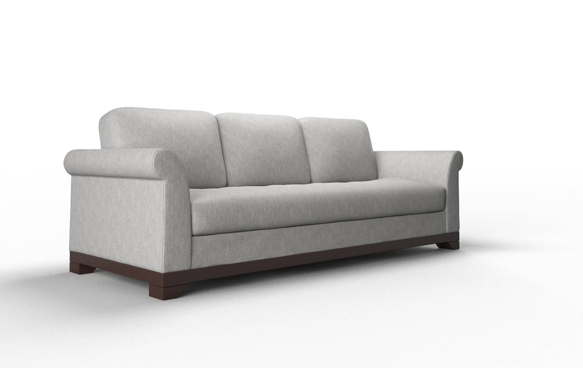 Denver Bungalow Graphite Sofa espresso legs 2