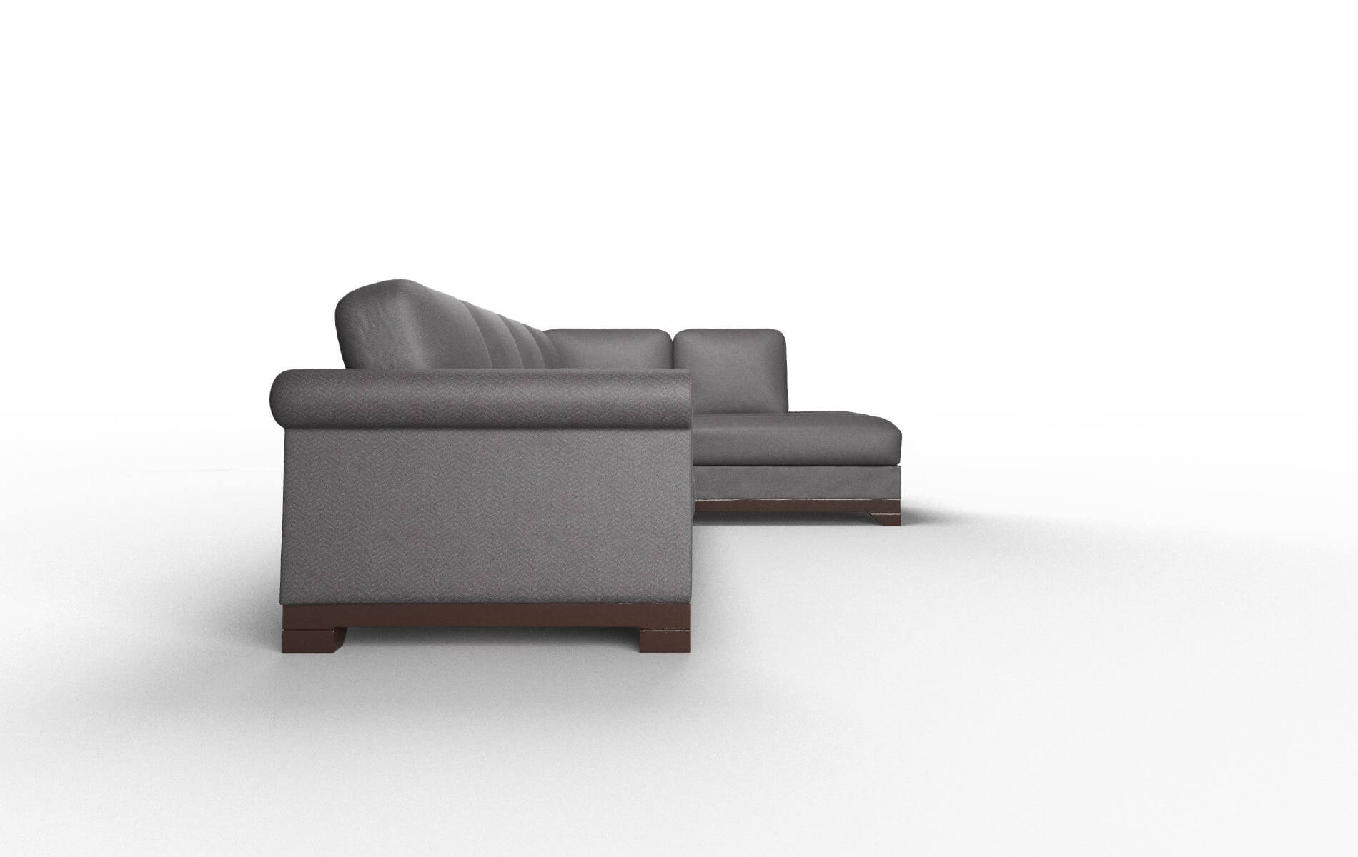 Denver Catalina Charcoal Panel espresso legs 3