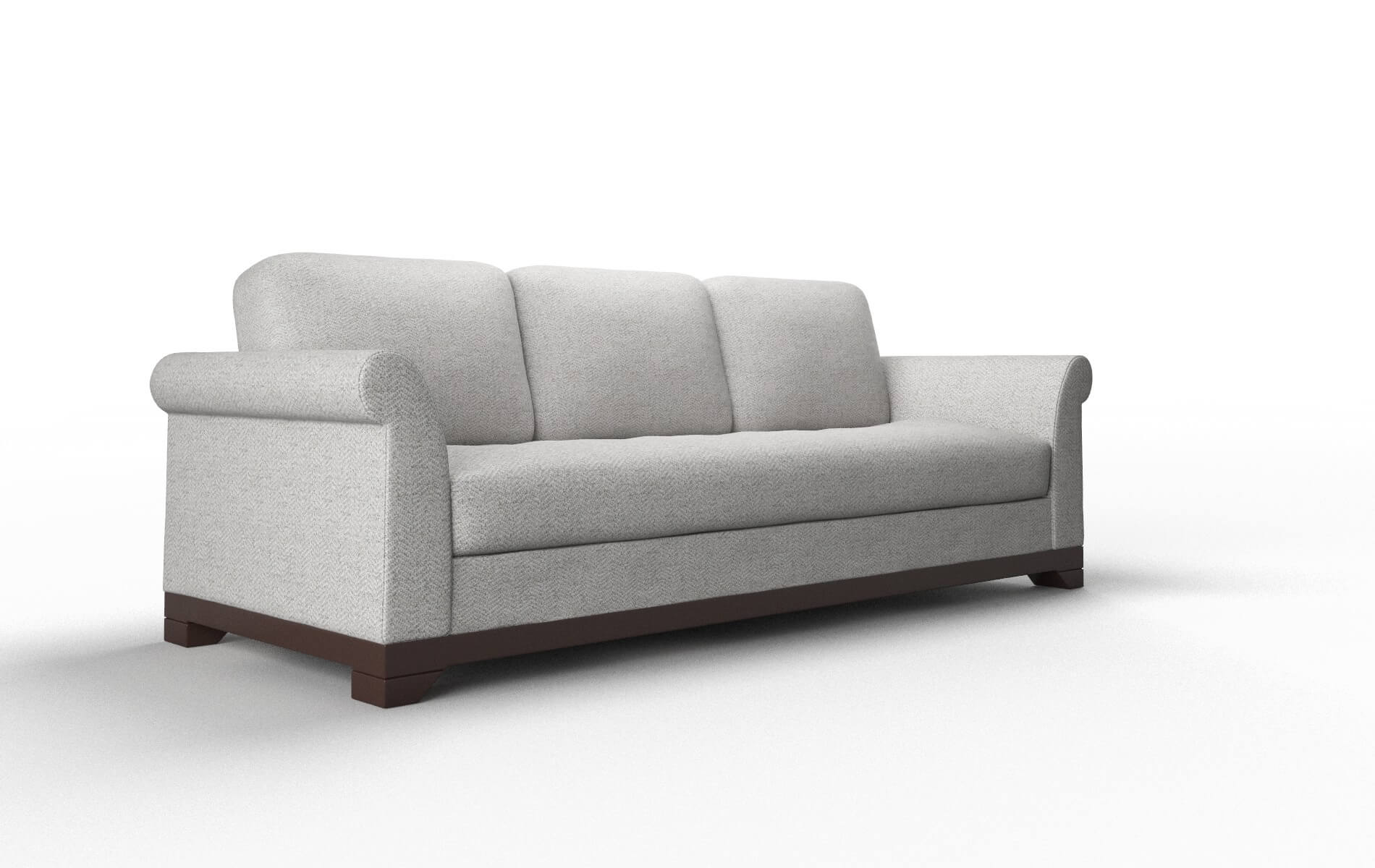 Denver Catalina Silver Sofa espresso legs 2
