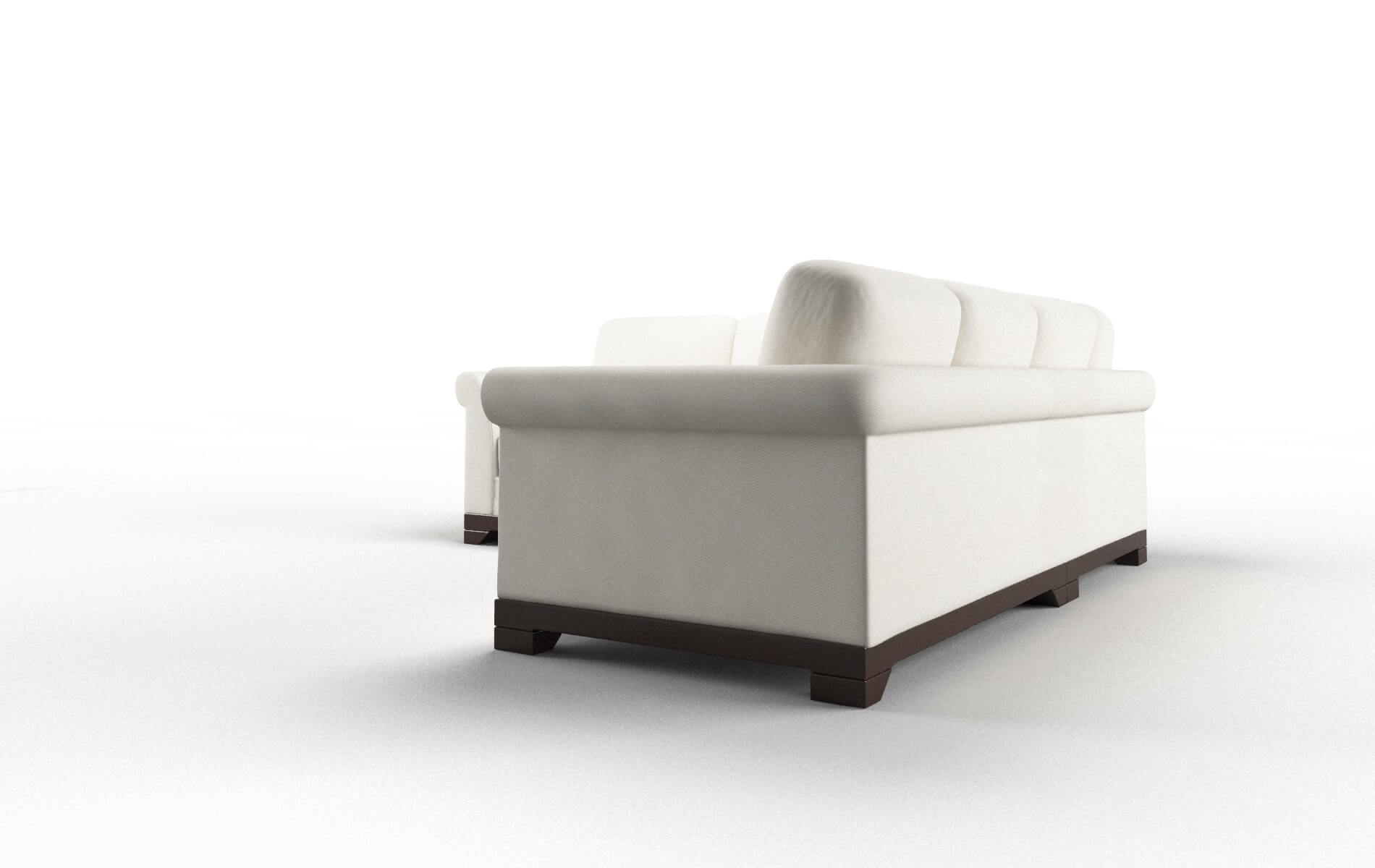 Denver Chance Bone Sectional espresso legs 4