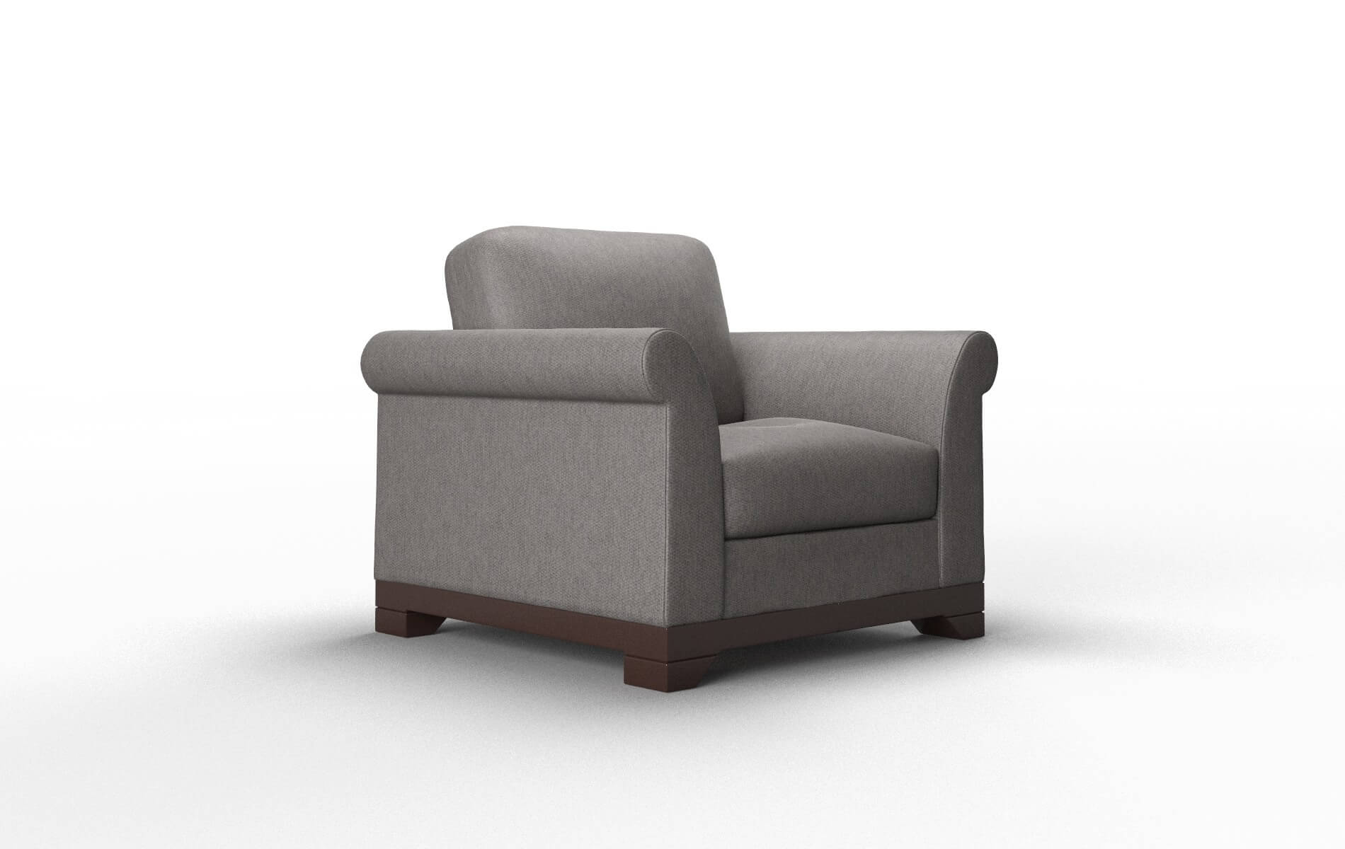 Denver Cosmo Charcoal Chair espresso legs 2