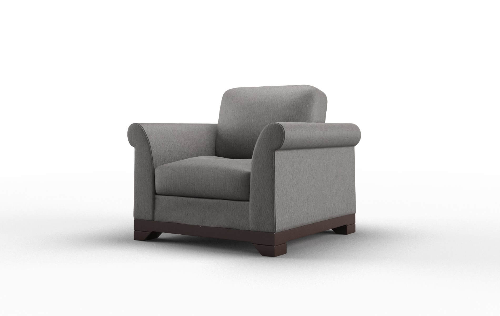 Denver Cosmo Charcoal Chair espresso legs 4