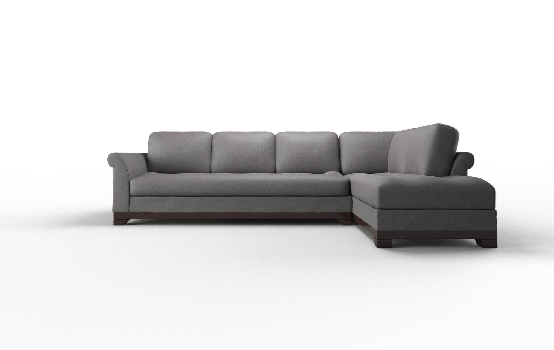 Denver Cosmo Charcoal Panel espresso legs 1