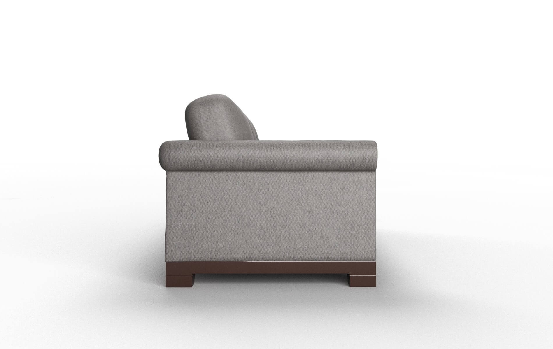 Denver Cosmo Charcoal Sofa espresso legs 3