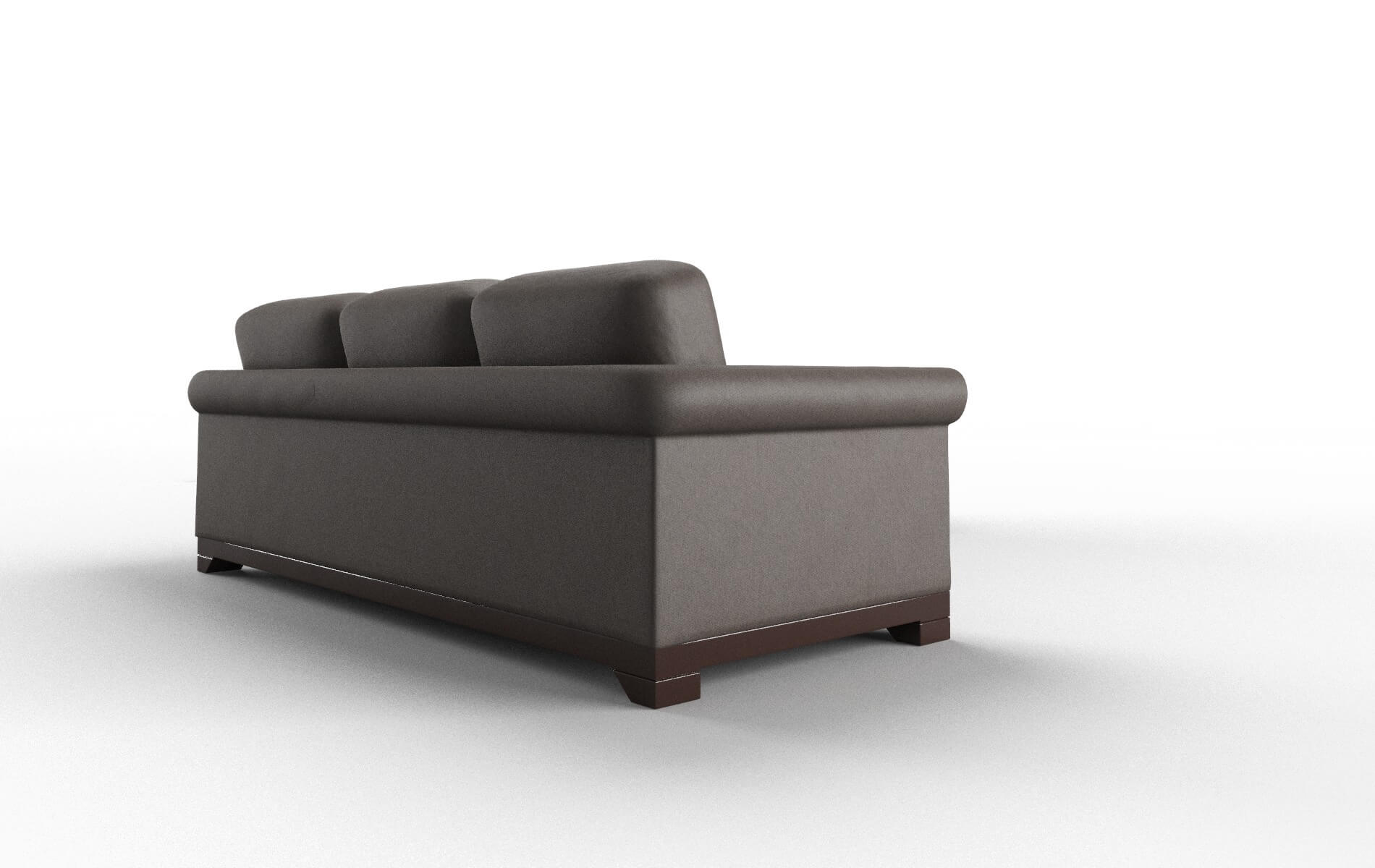 Denver Cosmo Chocolate Sectional espresso legs 3