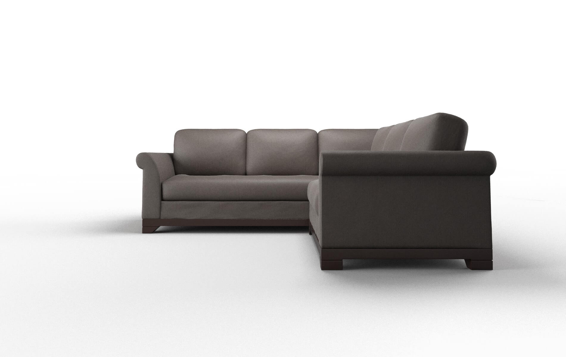 Denver Cosmo Chocolate Sectional espresso legs 5