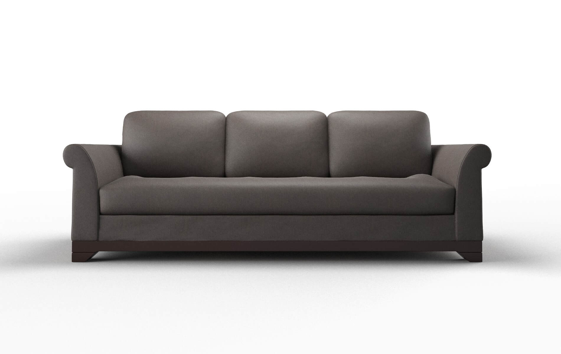 Denver Cosmo Chocolate Sofa espresso legs 1