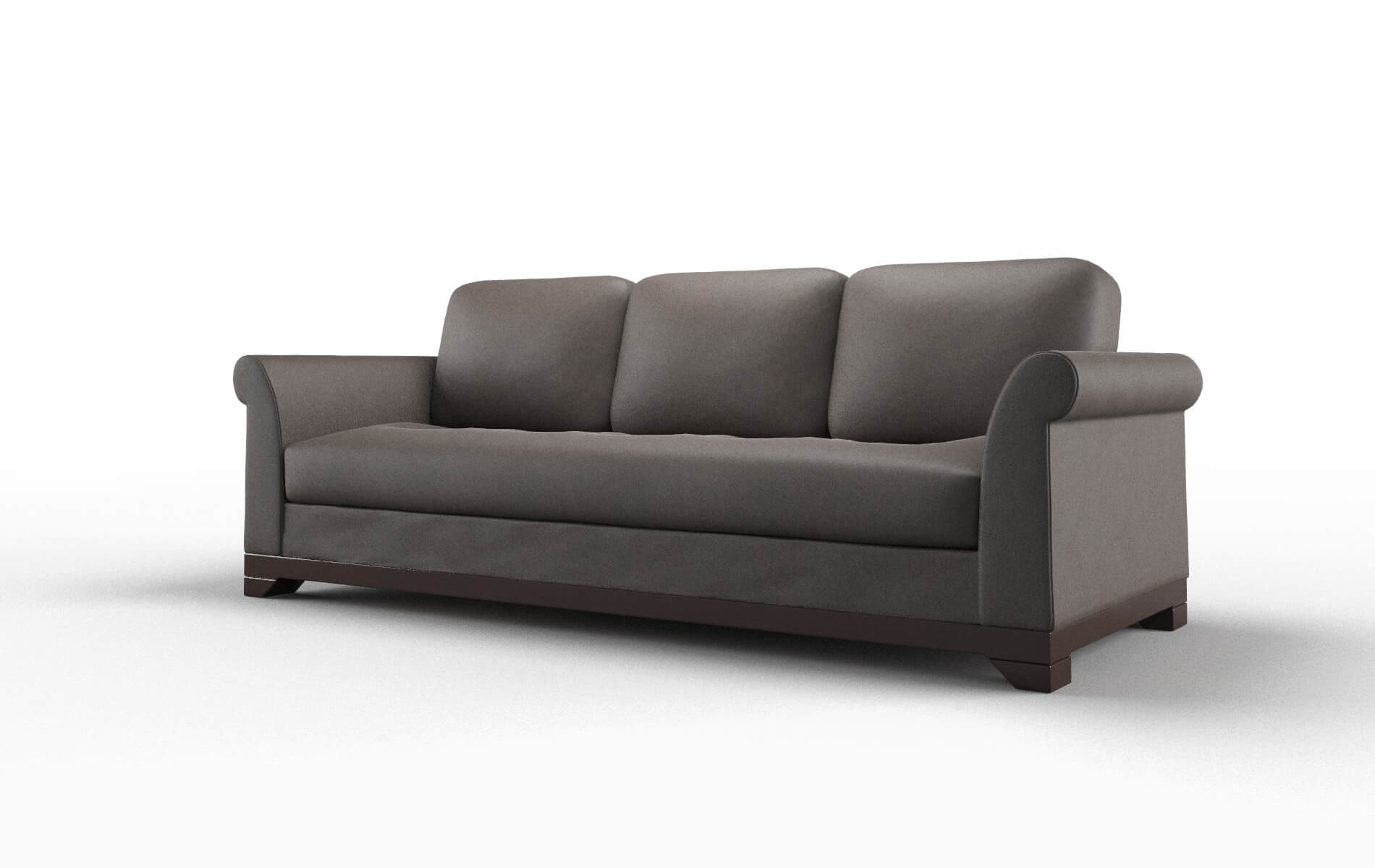 Denver Cosmo Chocolate Sofa espresso legs 4