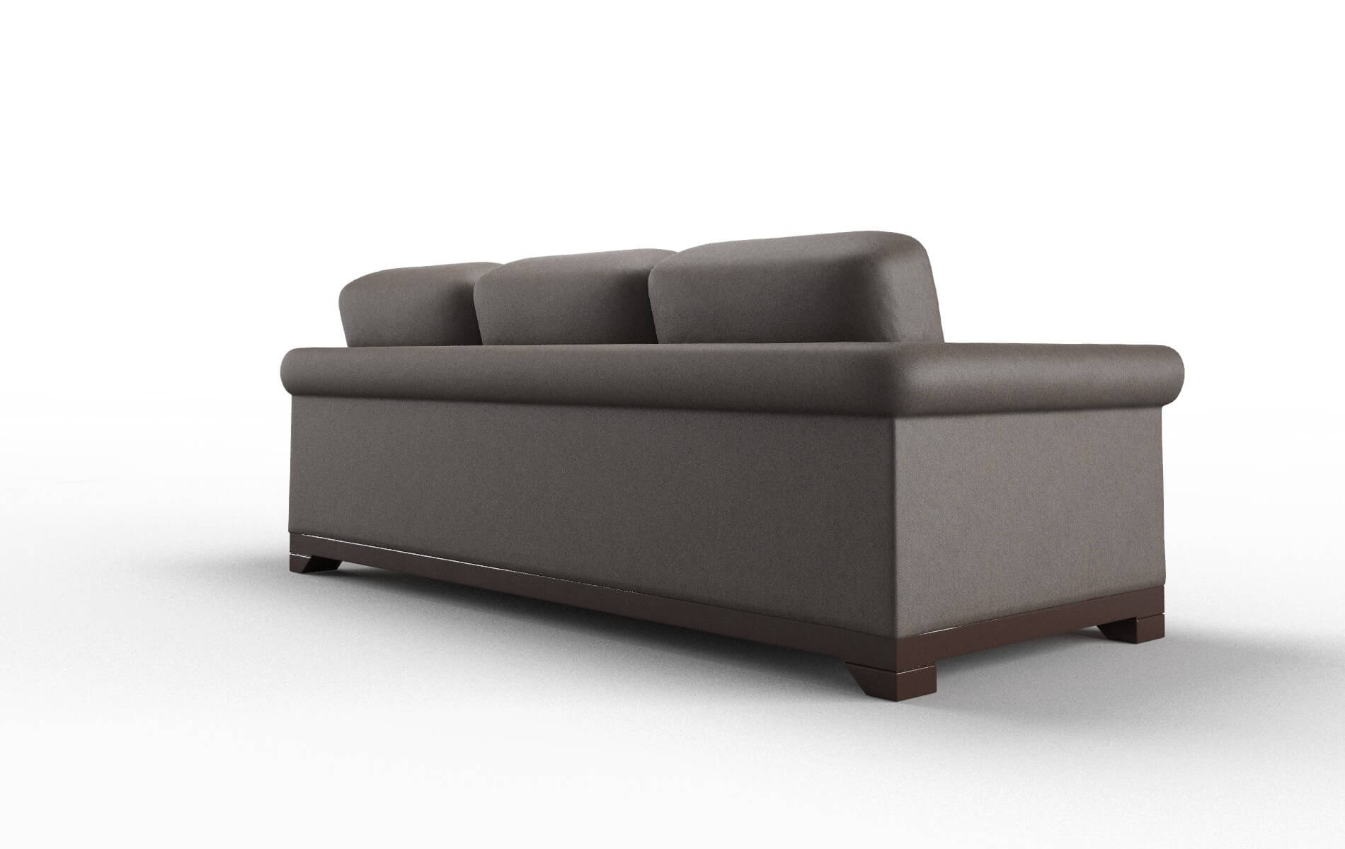 Denver Cosmo Chocolate Sofa espresso legs 5