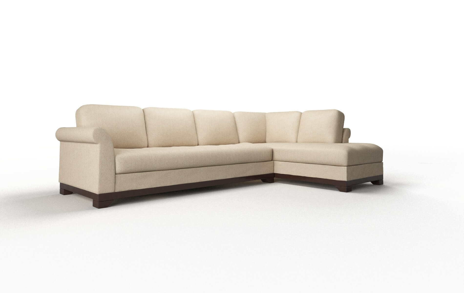 Denver Cosmo Fawn Panel espresso legs 2