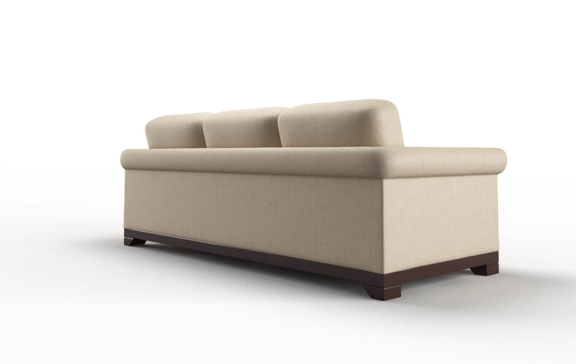 Denver Cosmo Fawn Sofa espresso legs 5