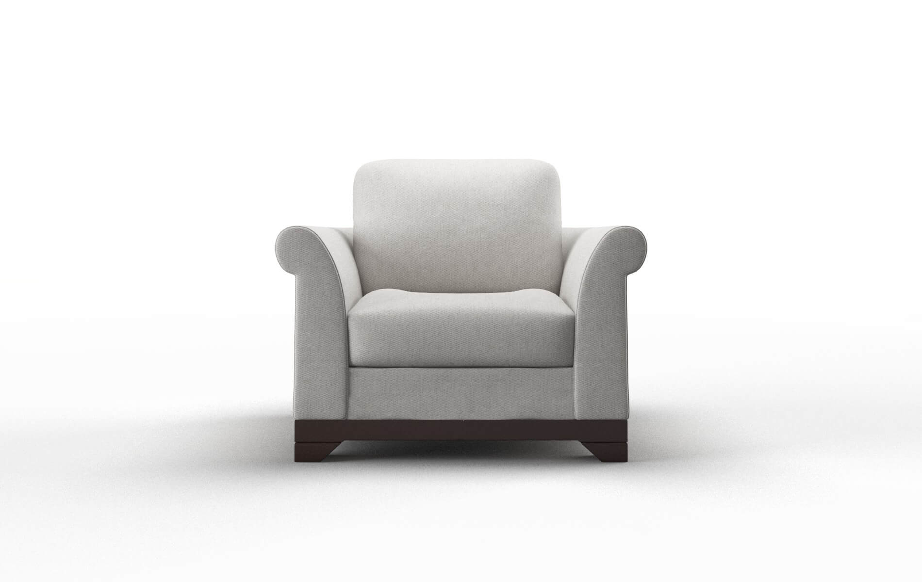 Denver Cosmo Silver Chair espresso legs 1