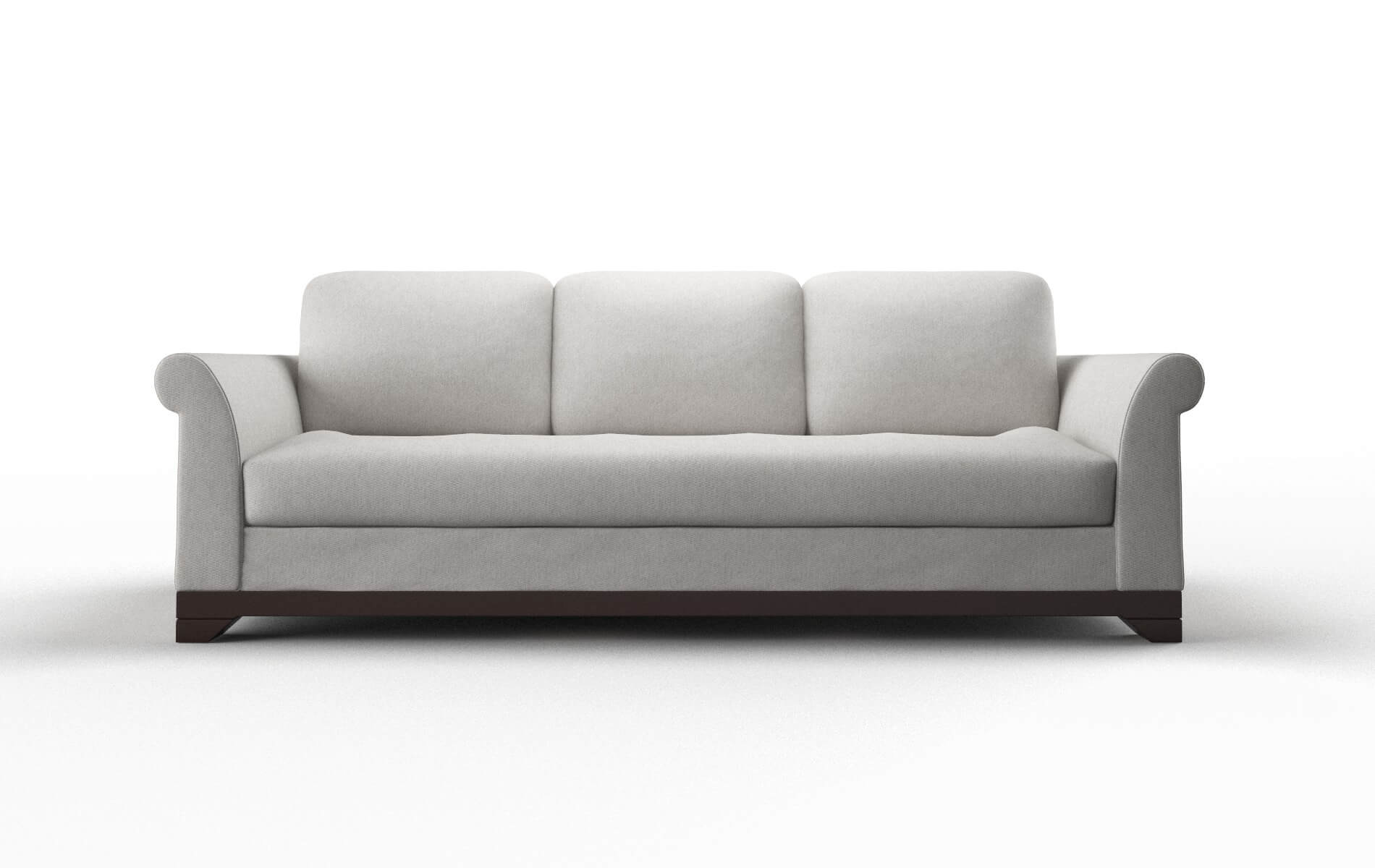 Denver Cosmo Silver Sofa espresso legs 1