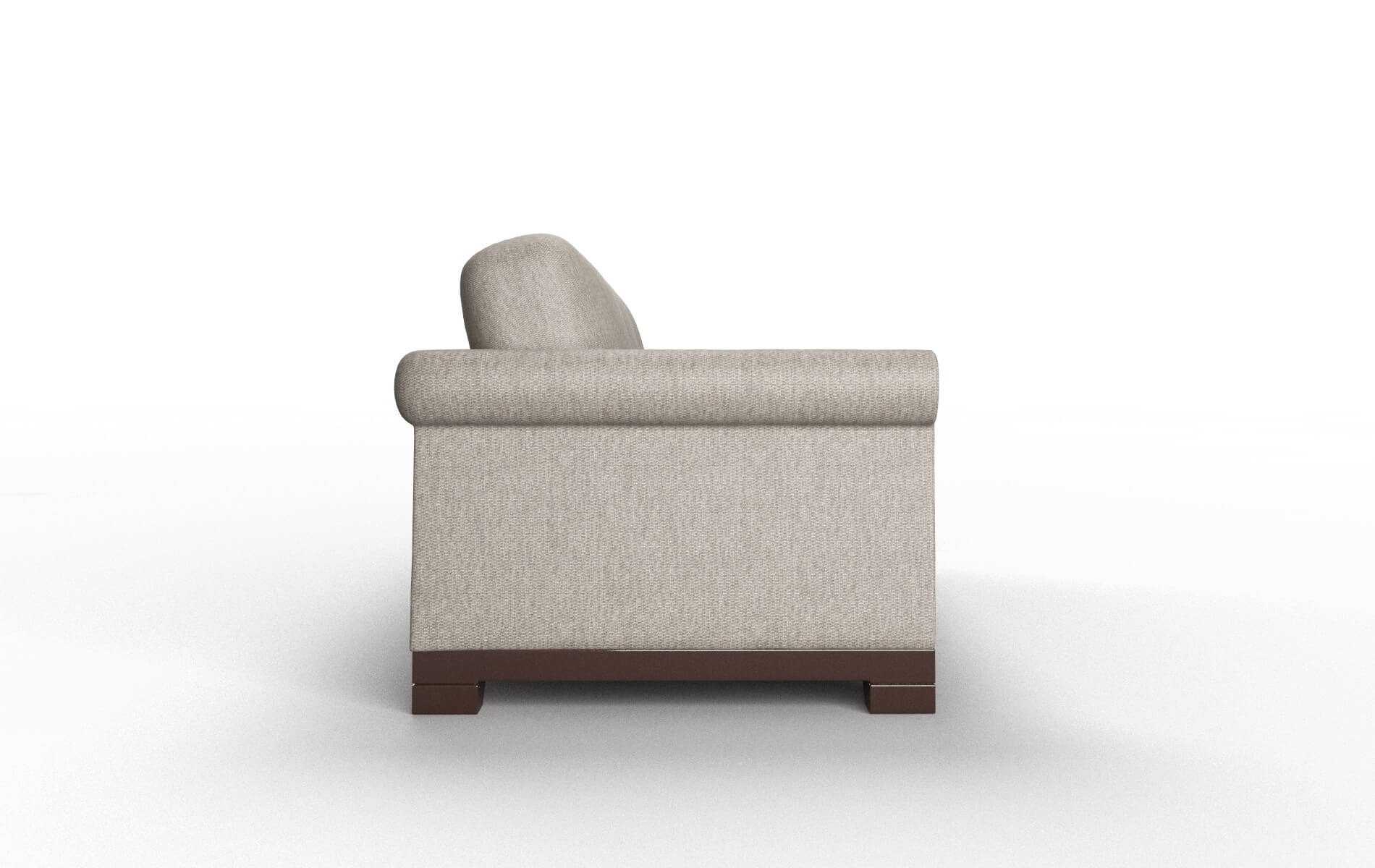 Denver Cosmo Taupe Sofa espresso legs 3
