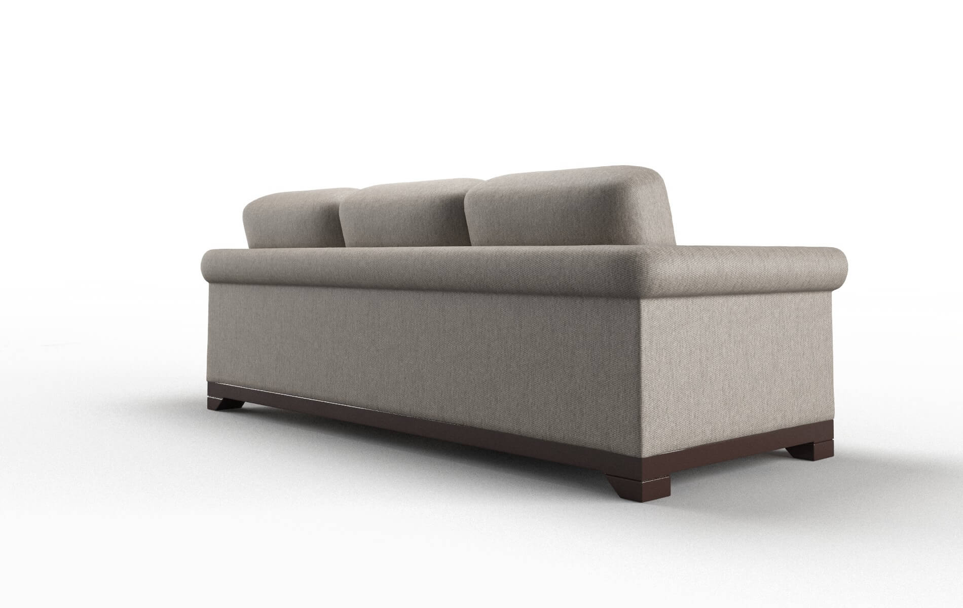 Denver Cosmo Taupe Sofa espresso legs 5