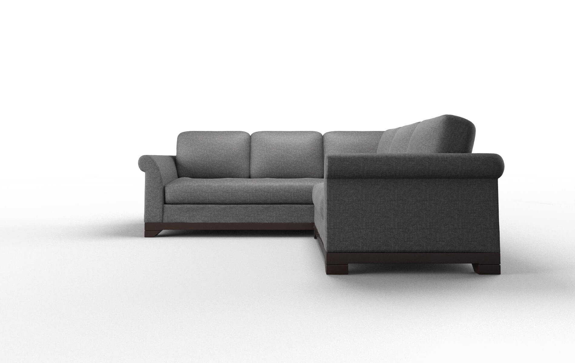 Denver Curious Eclipse Sectional espresso legs 5