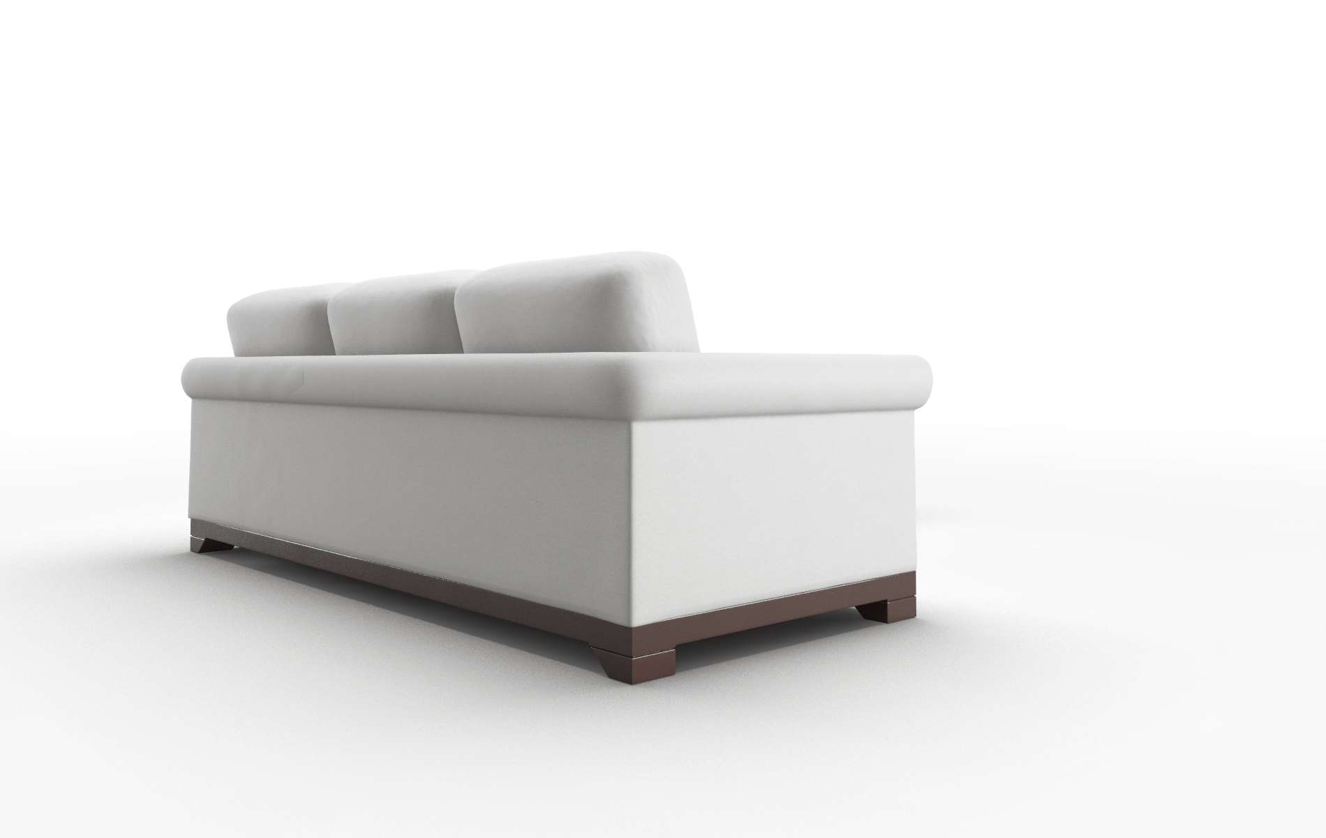 Denver Dawson Platinum Sectional espresso legs 3