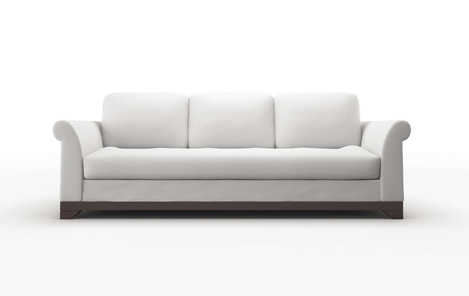 Denver Dawson Platinum Sofa espresso legs 1