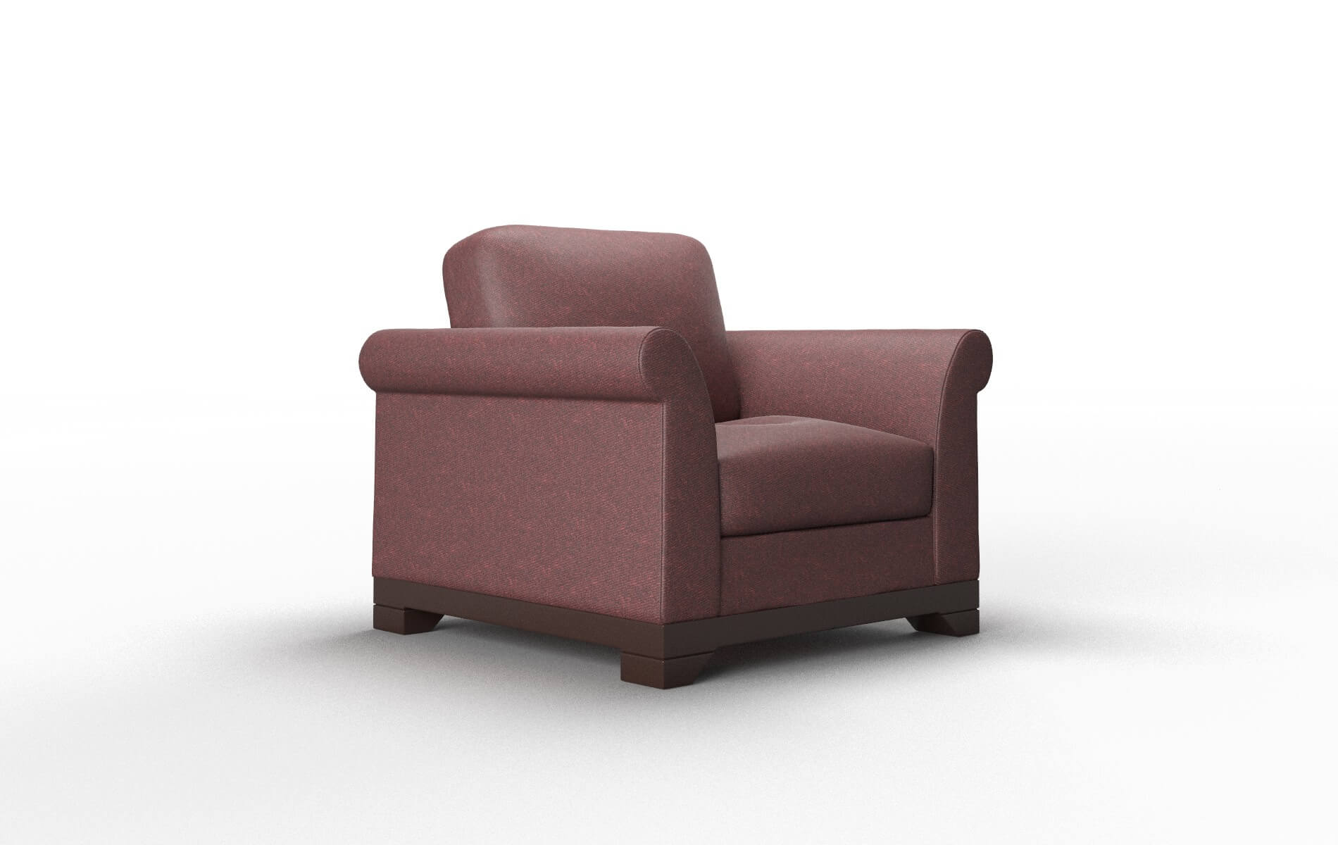Denver Derby Berry Chair espresso legs 2