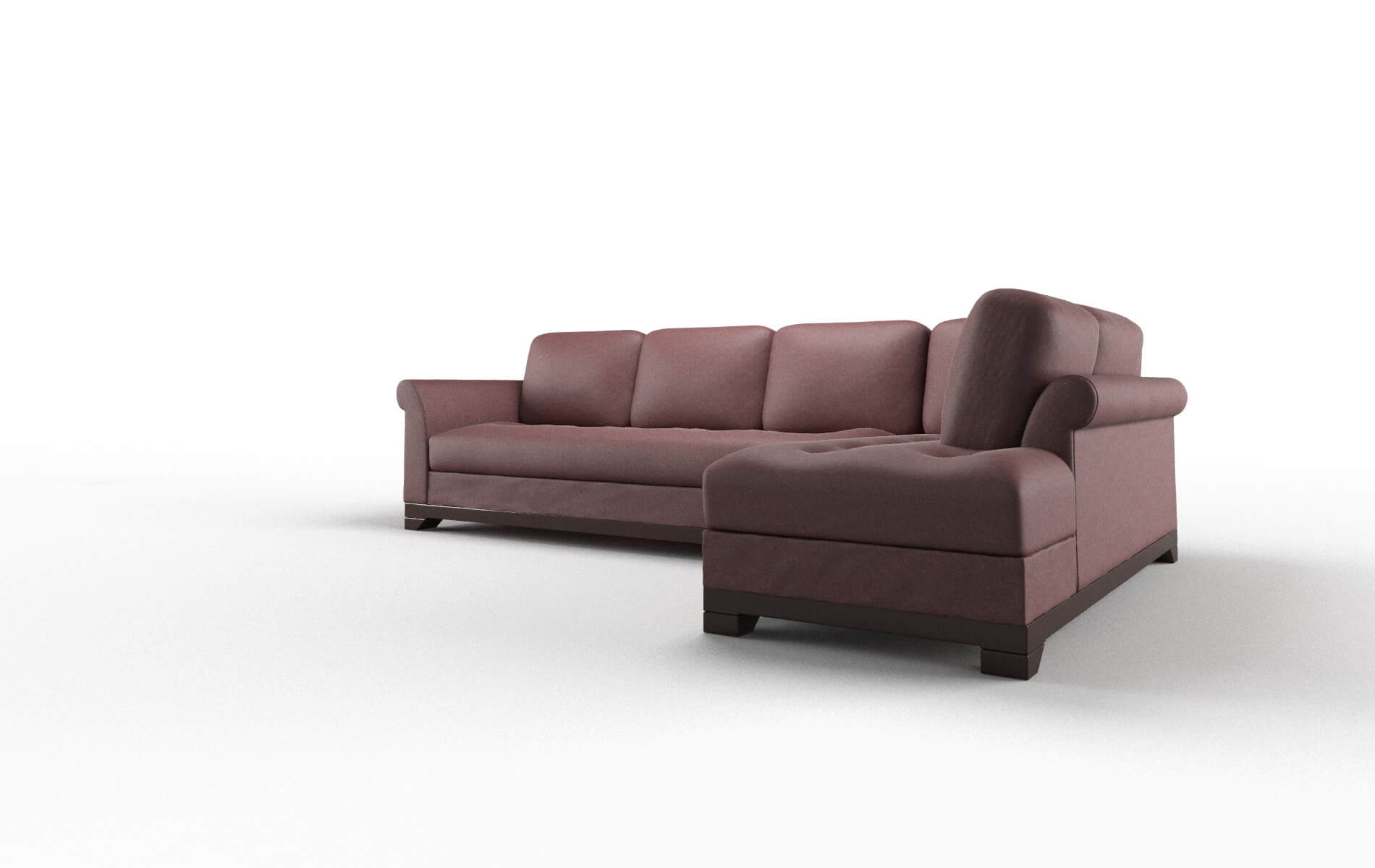 Denver Derby Berry Panel espresso legs 4