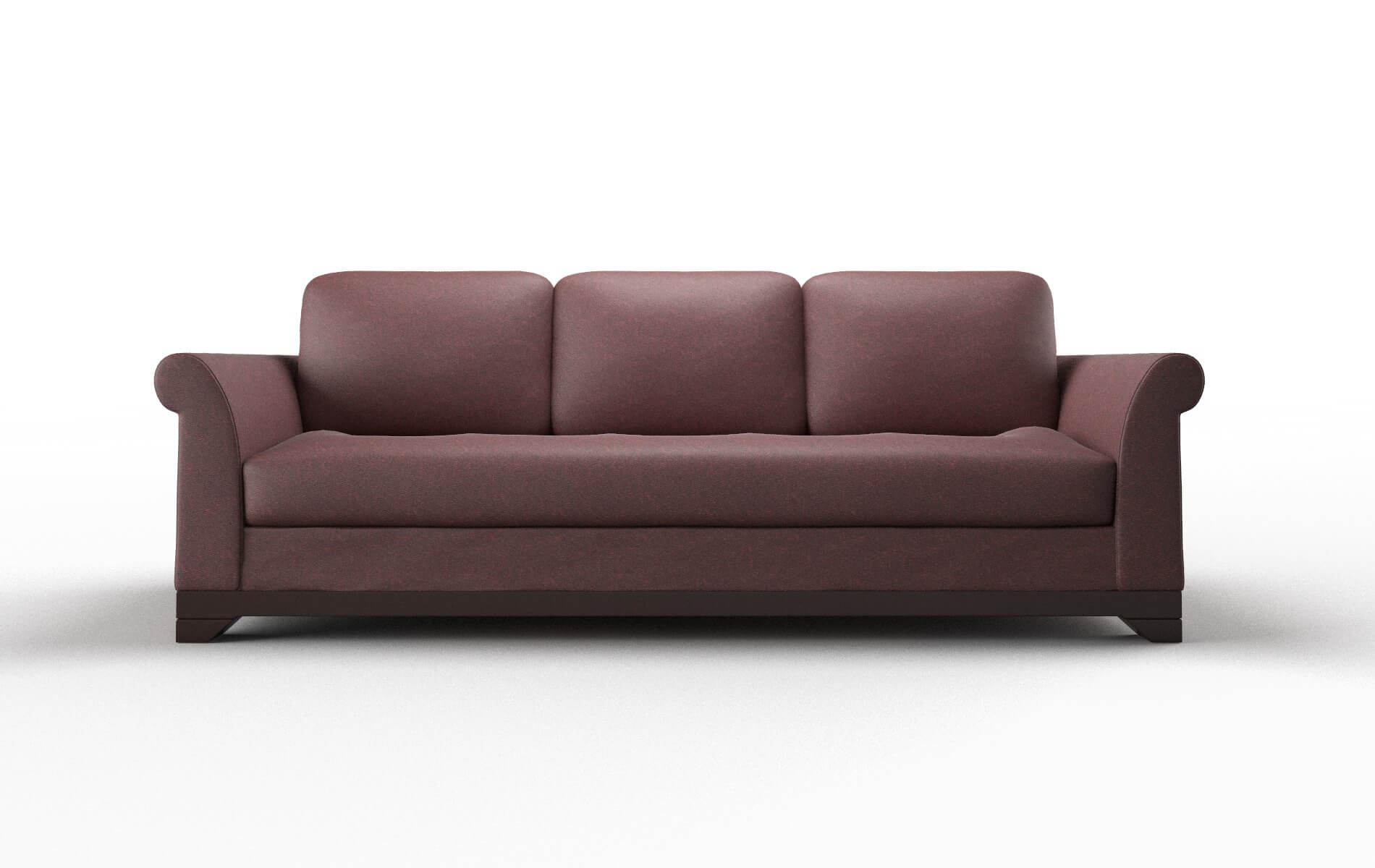 Denver Derby Berry Sofa espresso legs 1