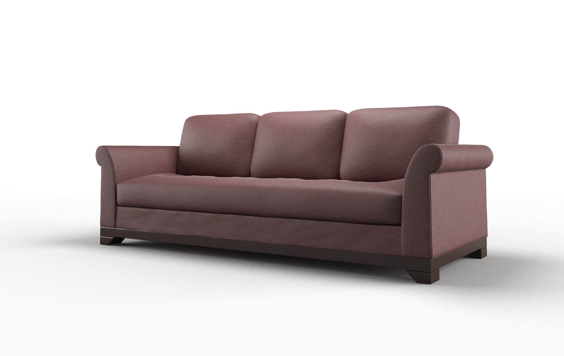 Denver Derby Berry Sofa espresso legs 4