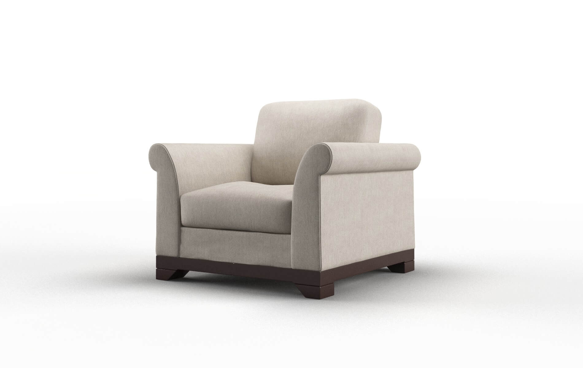 Denver Derby Linen Chair espresso legs 4