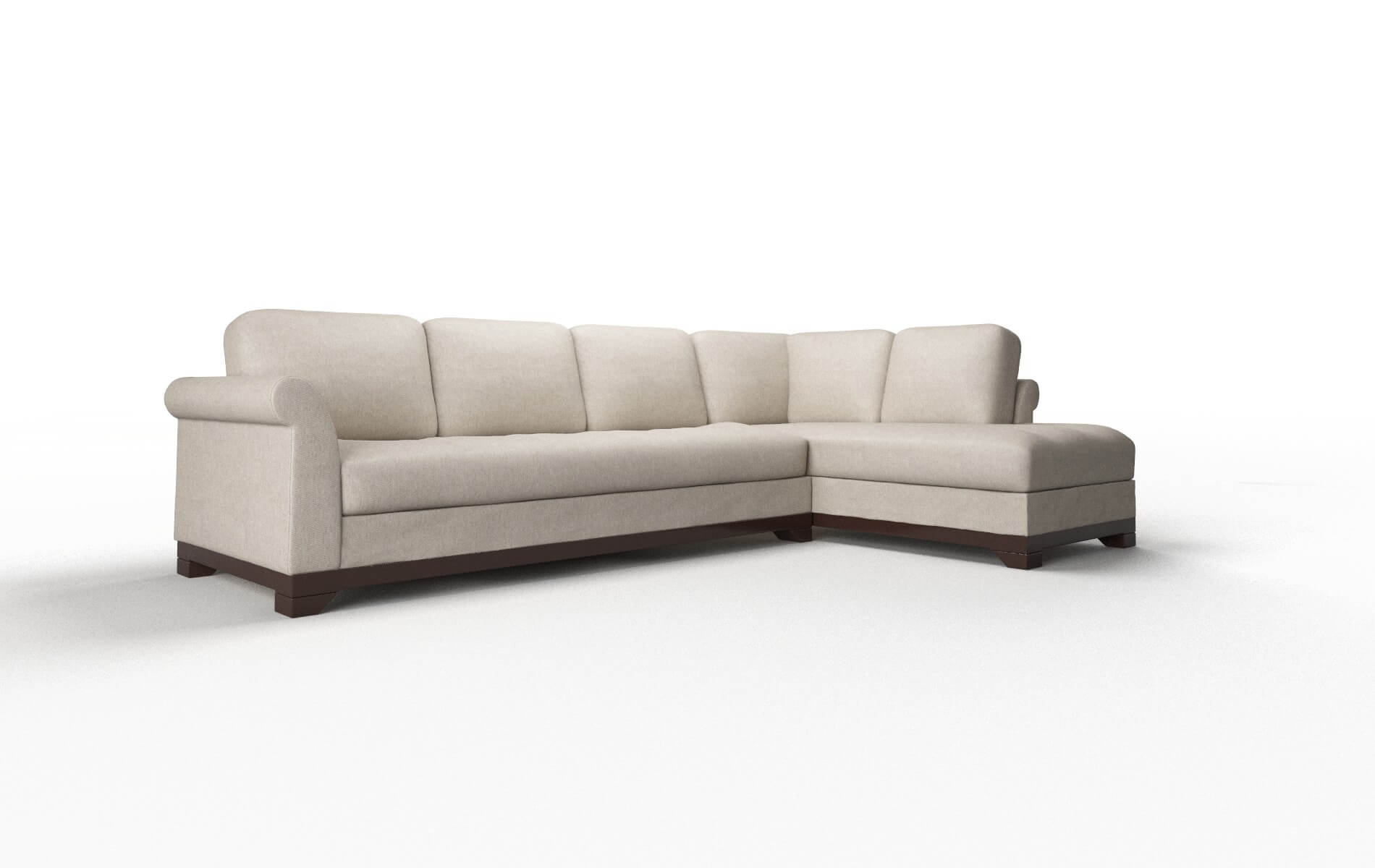 Denver Derby Linen Panel espresso legs 2