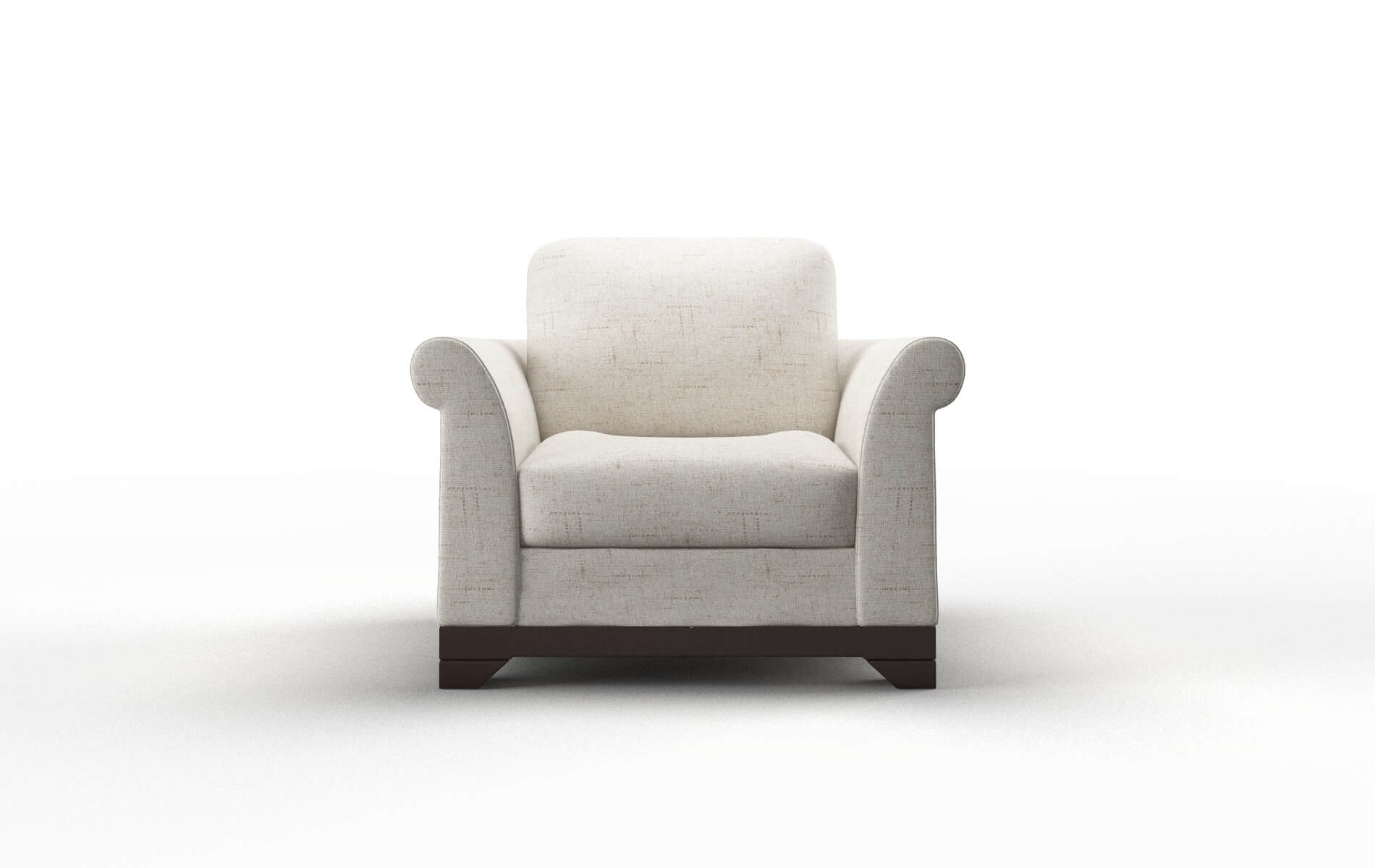 Denver Derby taupe Chair Espresso Legs  1