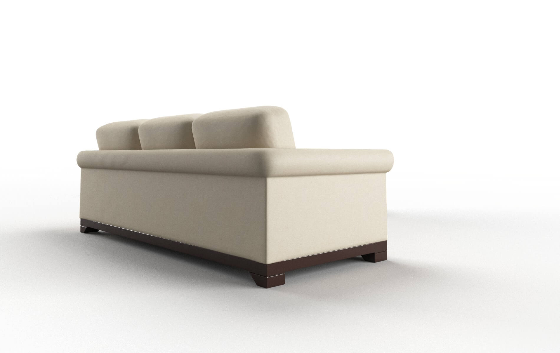 Denver Dream_d Almond Sectional espresso legs 3