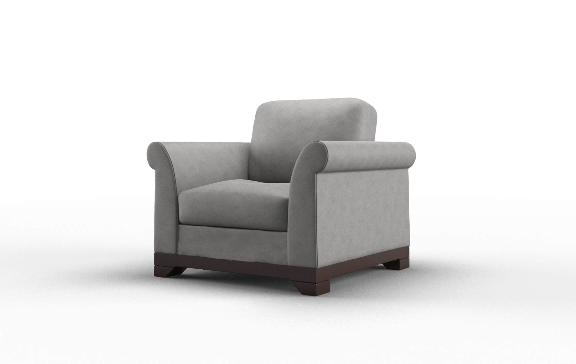 Denver Dream_d Charcoal Chair espresso legs 4