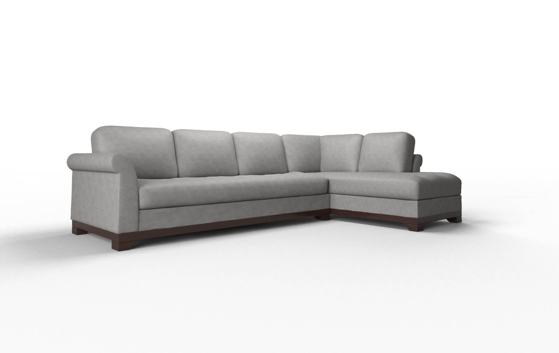 Denver Dream_d Charcoal Panel espresso legs 2