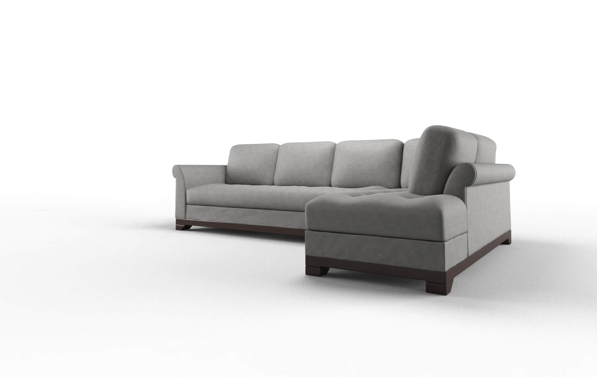 Denver Dream_d Charcoal Panel espresso legs 4