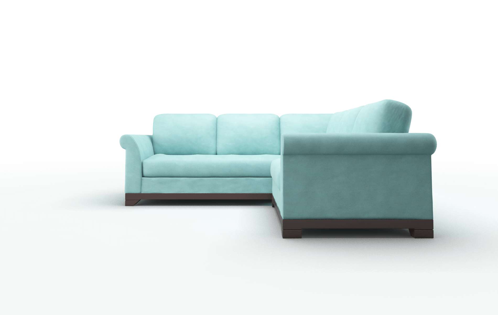 Denver Dream_d French_blue Sectional espresso legs 5