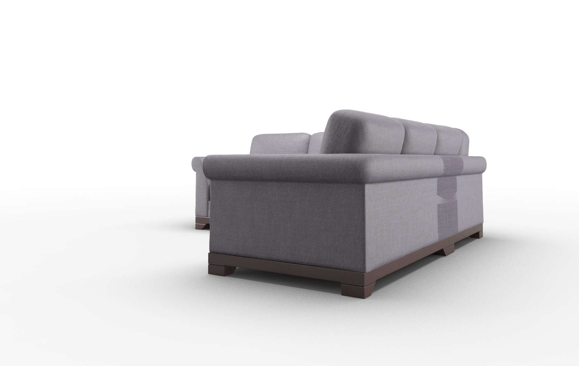 Denver Durham Ink Sectional espresso legs 4