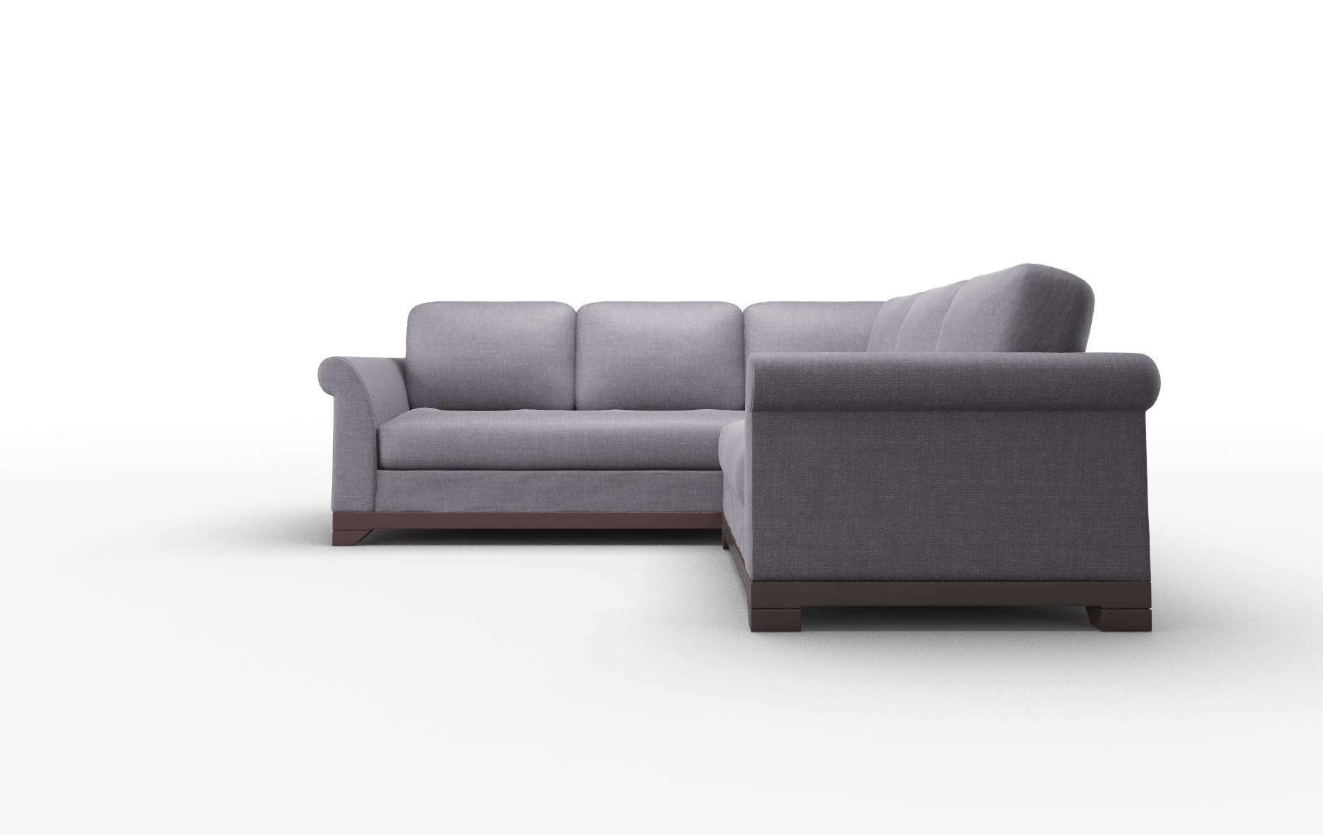 Denver Durham Ink Sectional espresso legs 5