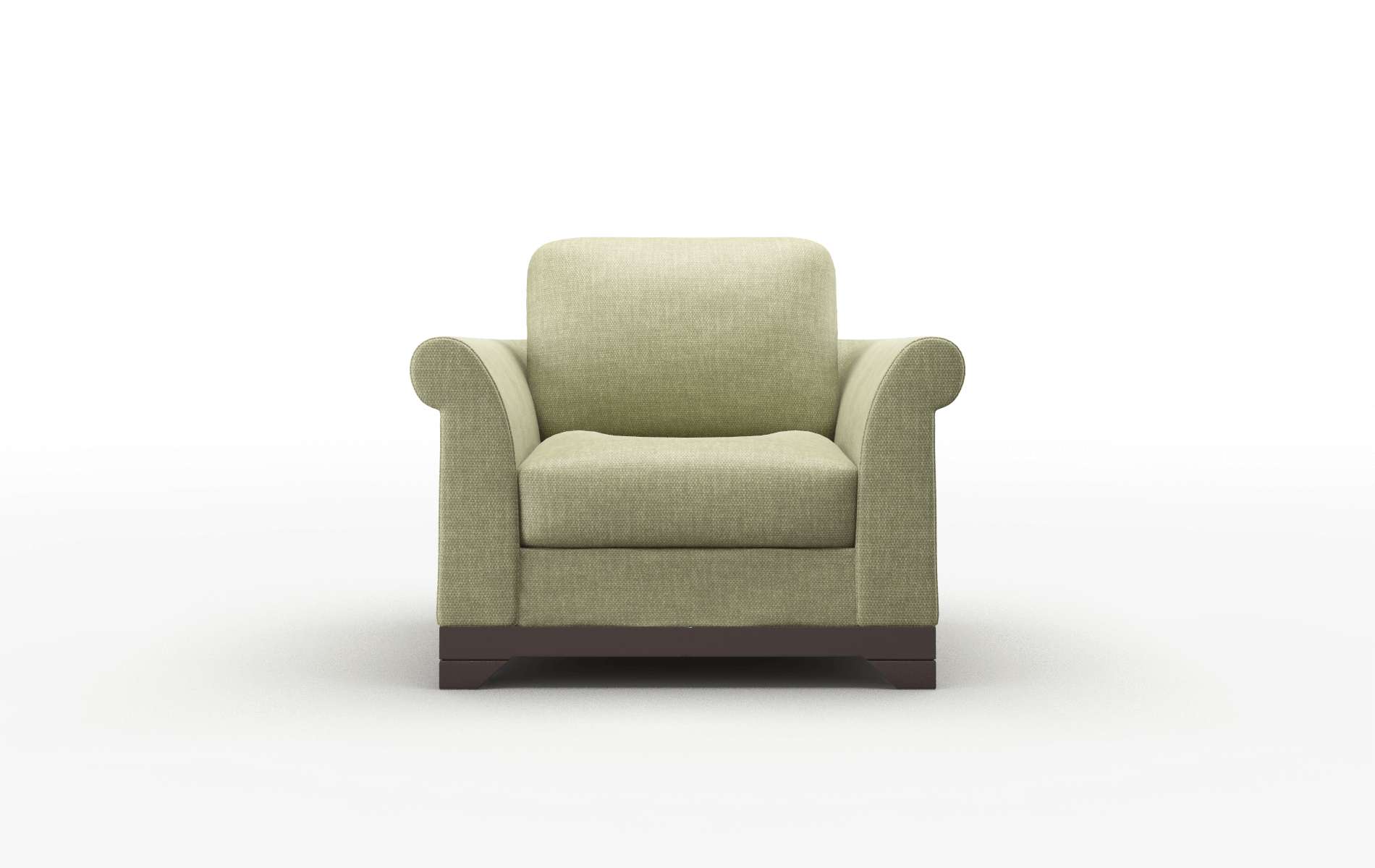 Denver Durham Lime Chair espresso legs 1