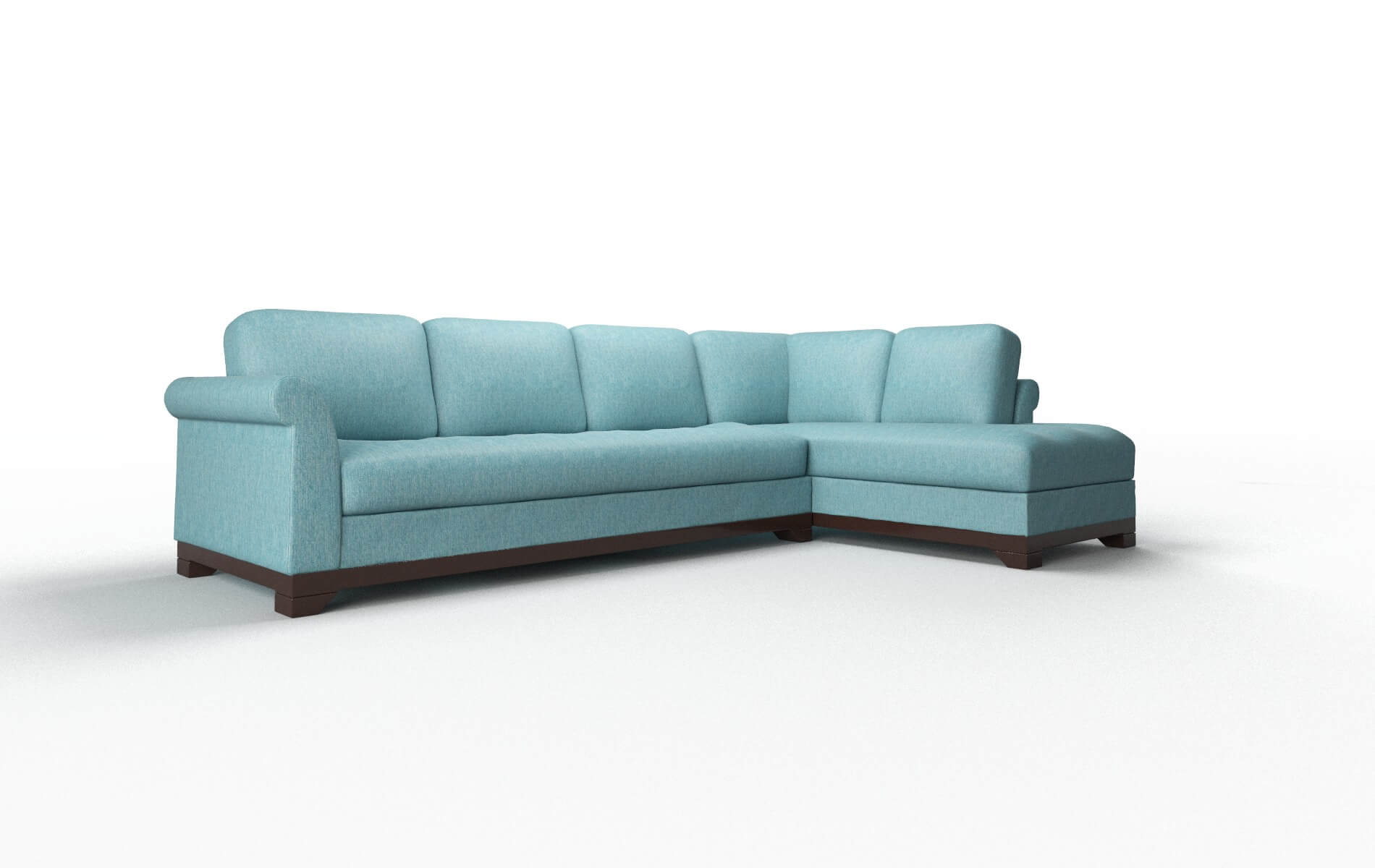 Denver Durham Pine Panel espresso legs 2