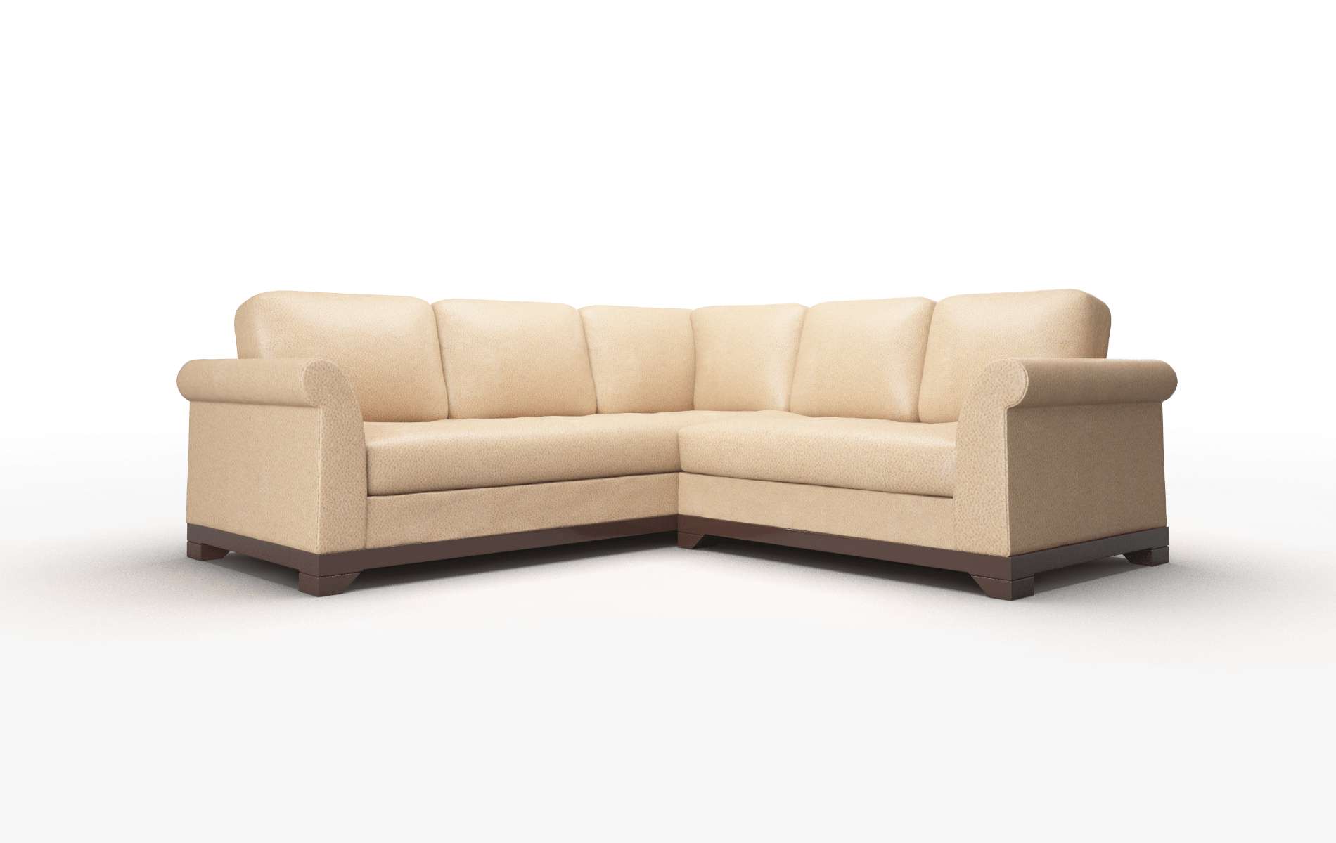 Denver Ford Dune Sectional espresso legs 1