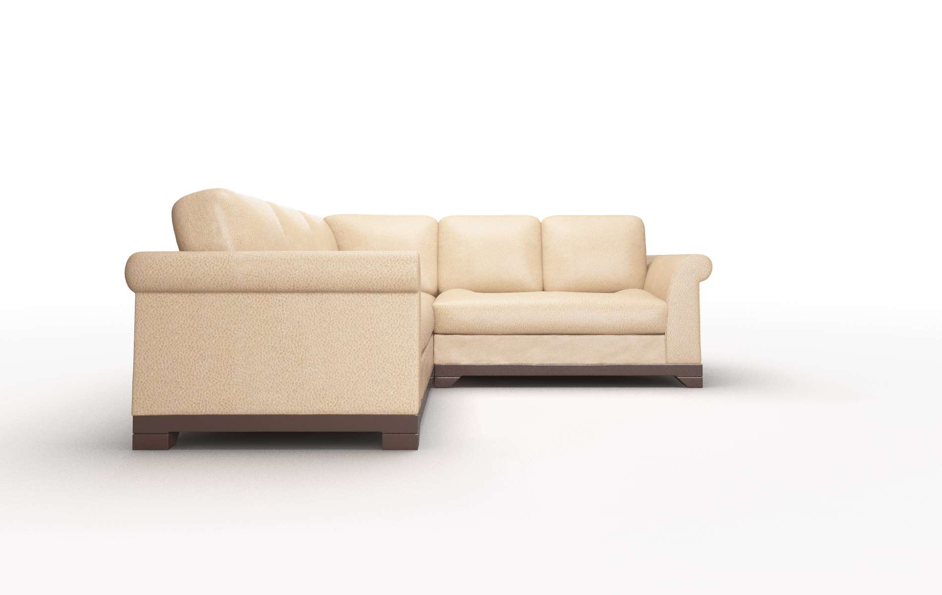 Denver Ford Dune Sectional espresso legs 2