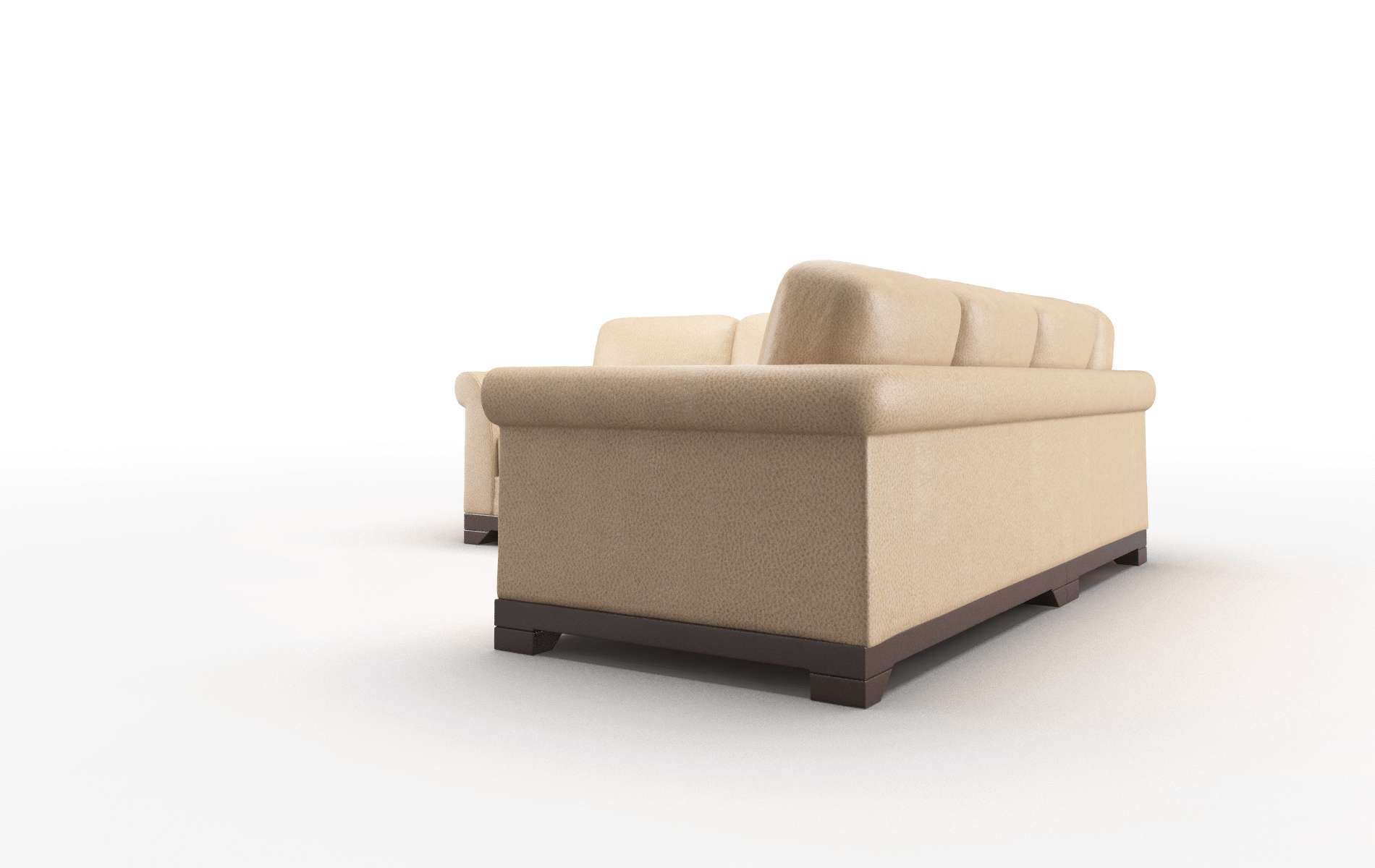 Denver Ford Dune Sectional espresso legs 4