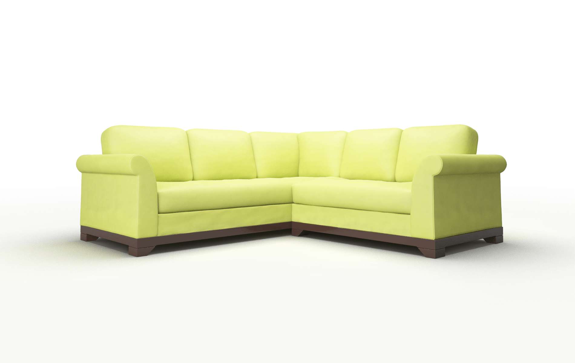 Denver Hathaway Apple Sectional espresso legs 1