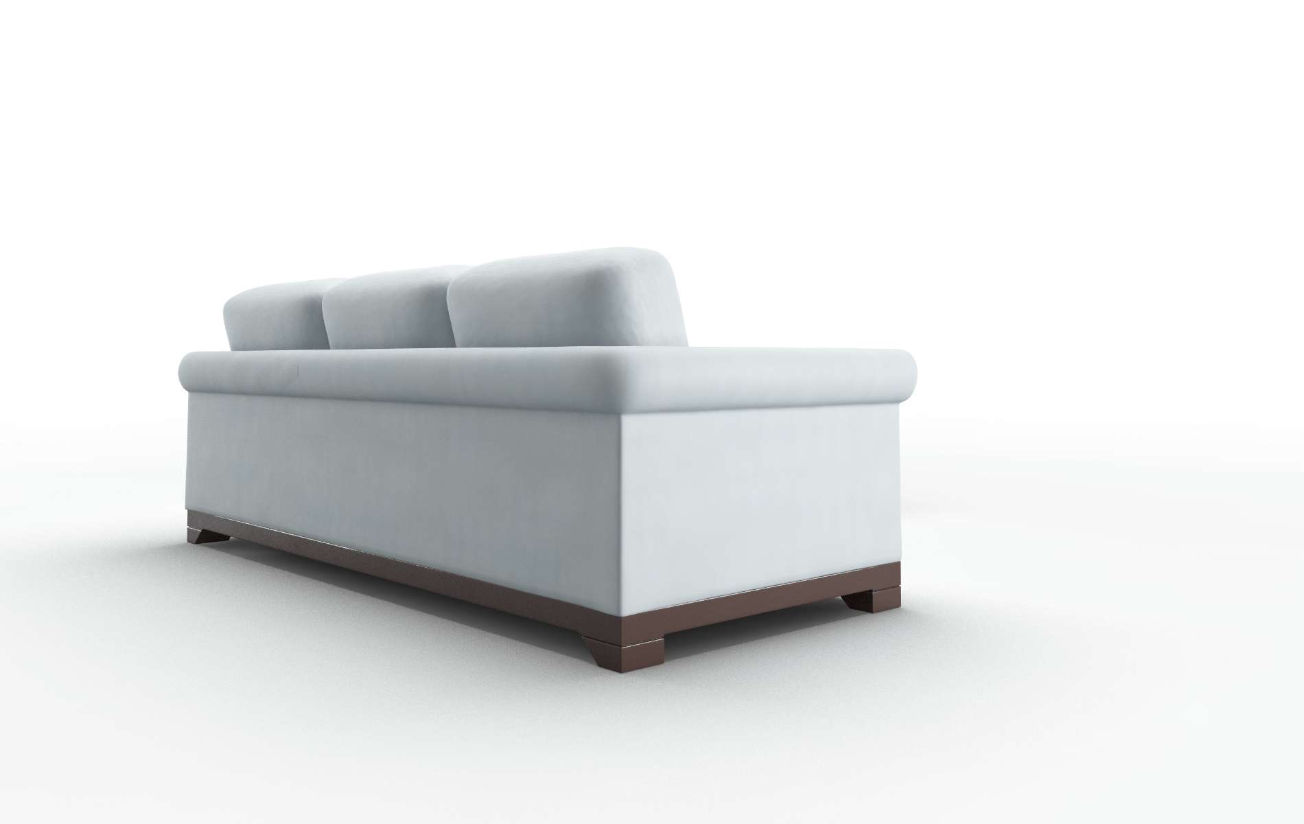 Denver Hathaway Aqua Sectional espresso legs 3