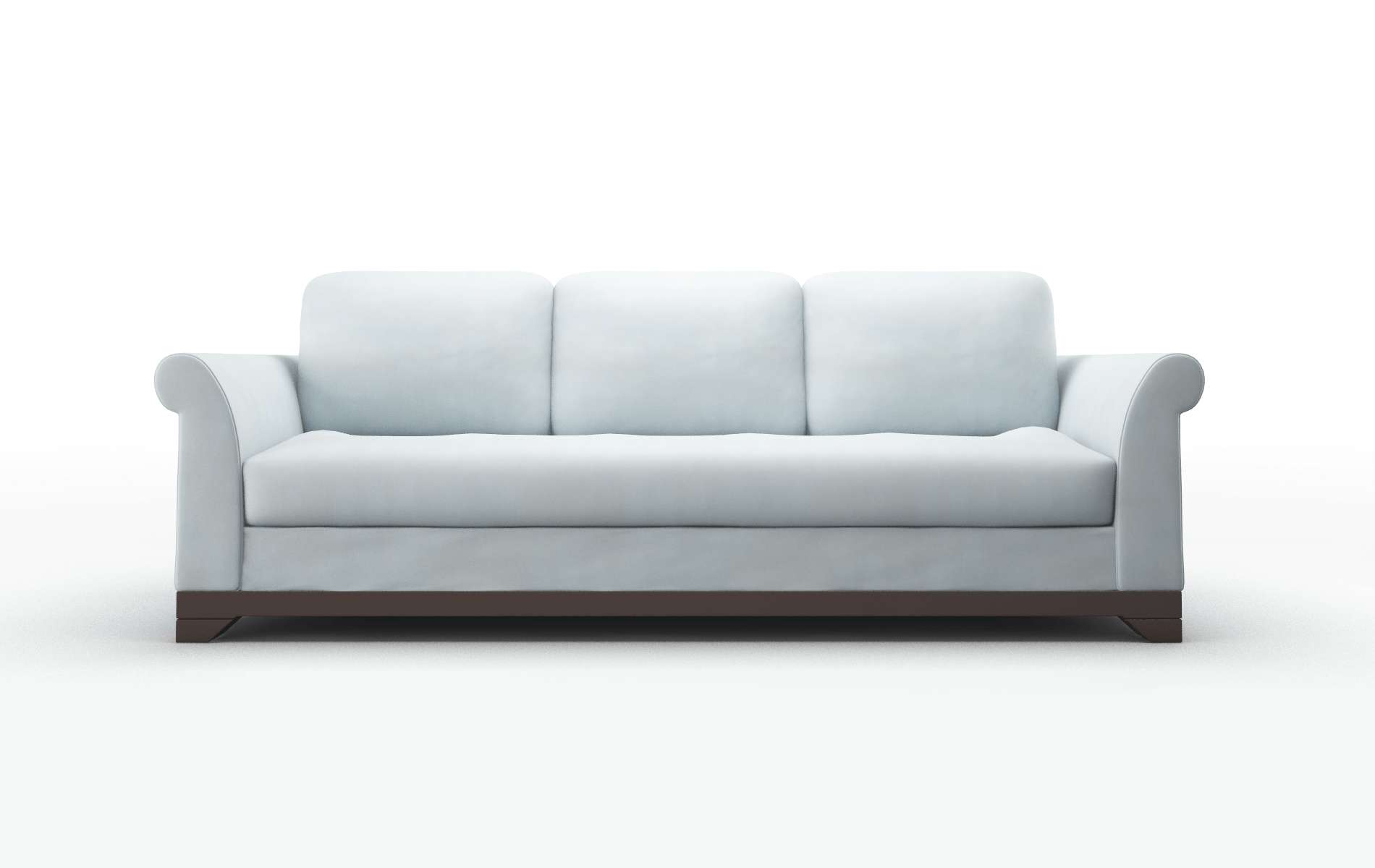 Denver Hathaway Aqua Sofa espresso legs 1