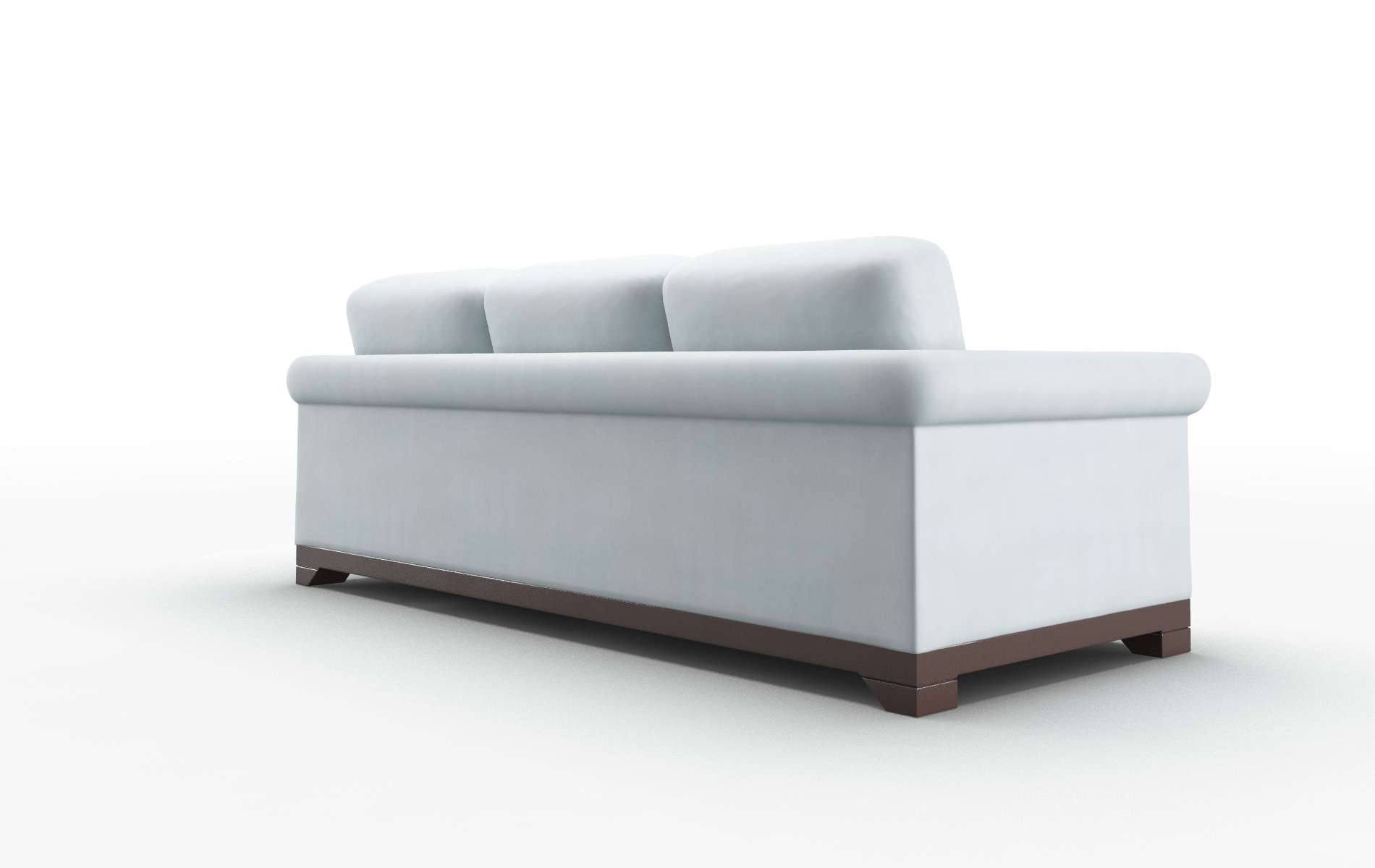 Denver Hathaway Aqua Sofa espresso legs 5